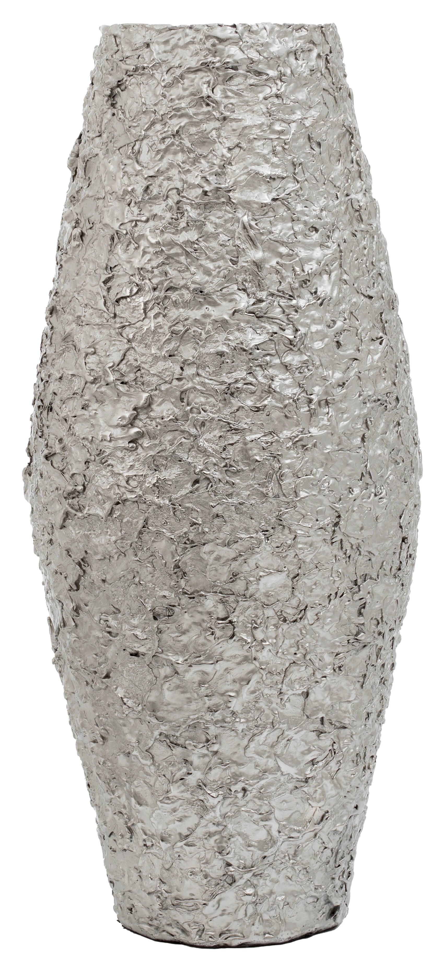 Koby Textured Silver Vase | Large