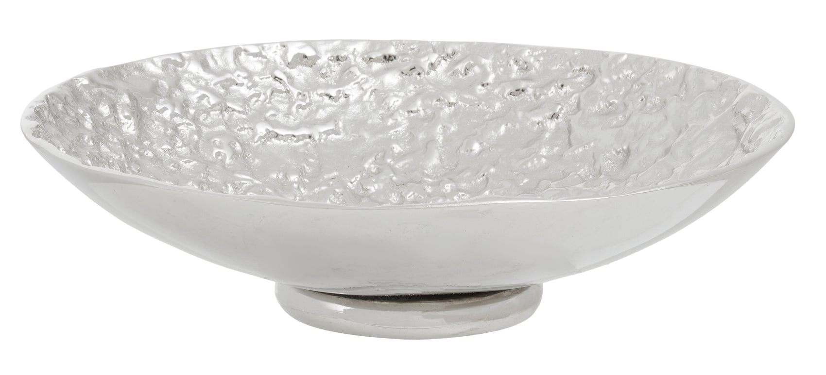 Koby Textured Silver Bowl