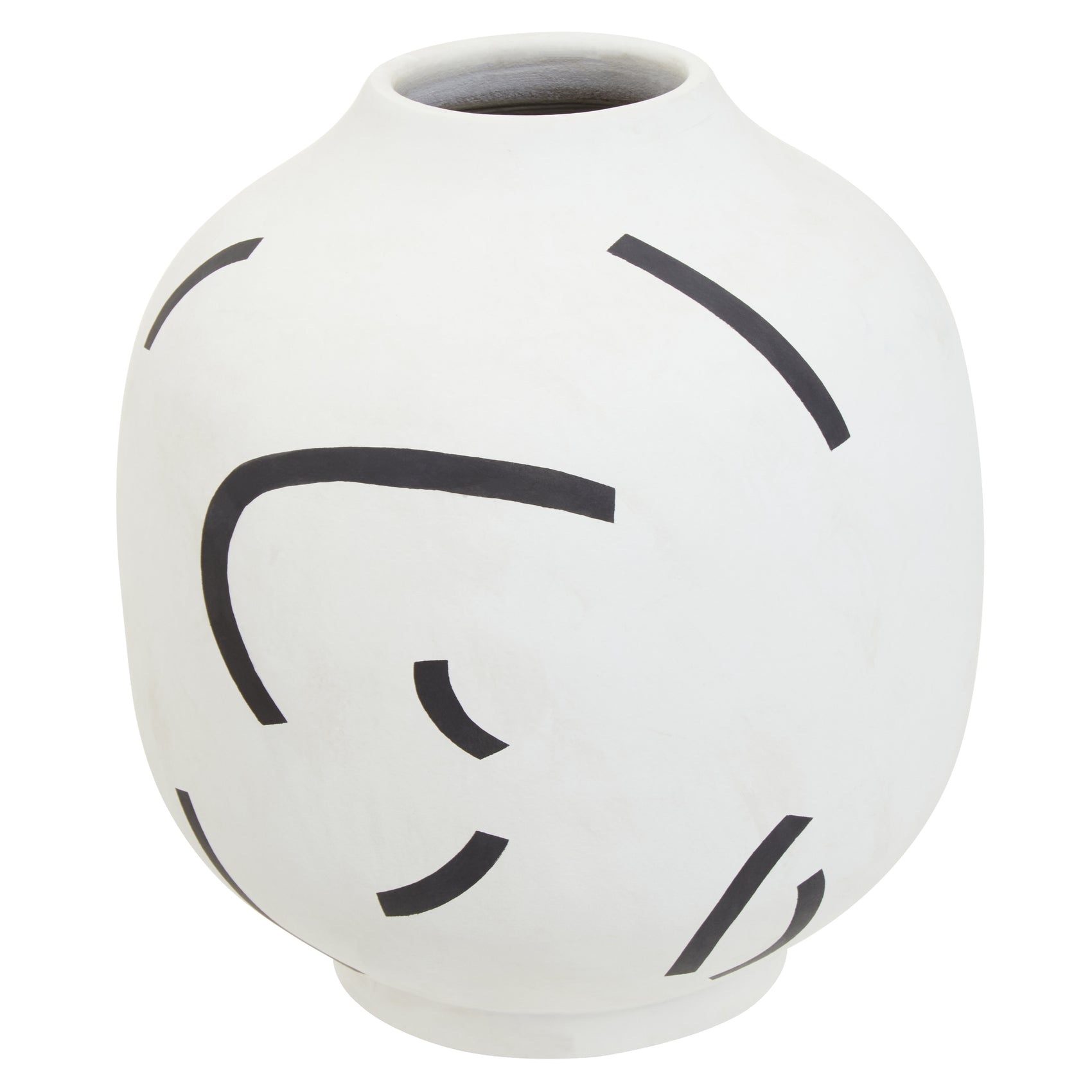 Alston Black & White Ceramic Vase