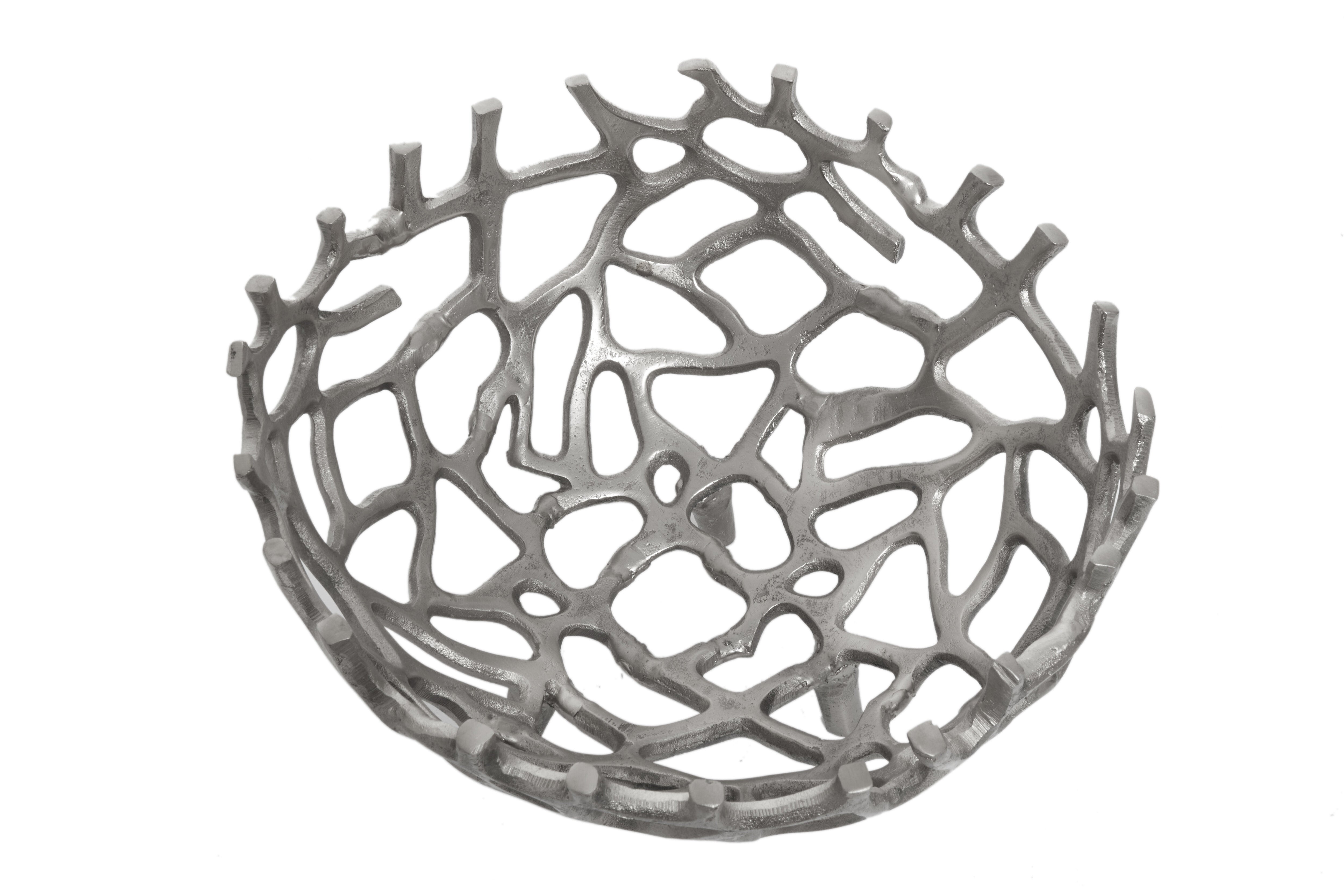 Addison Nickel Coral Bowl