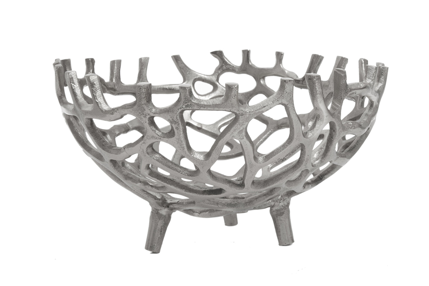 Addison Nickel Coral Bowl