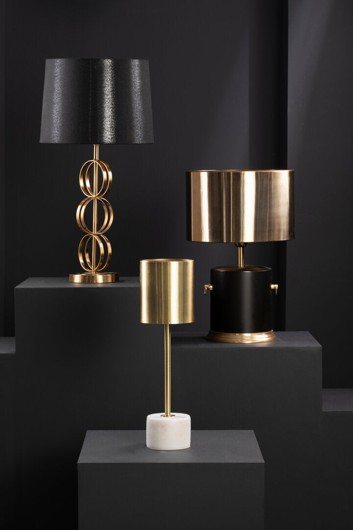 Emory Table Lamp with Marble Base