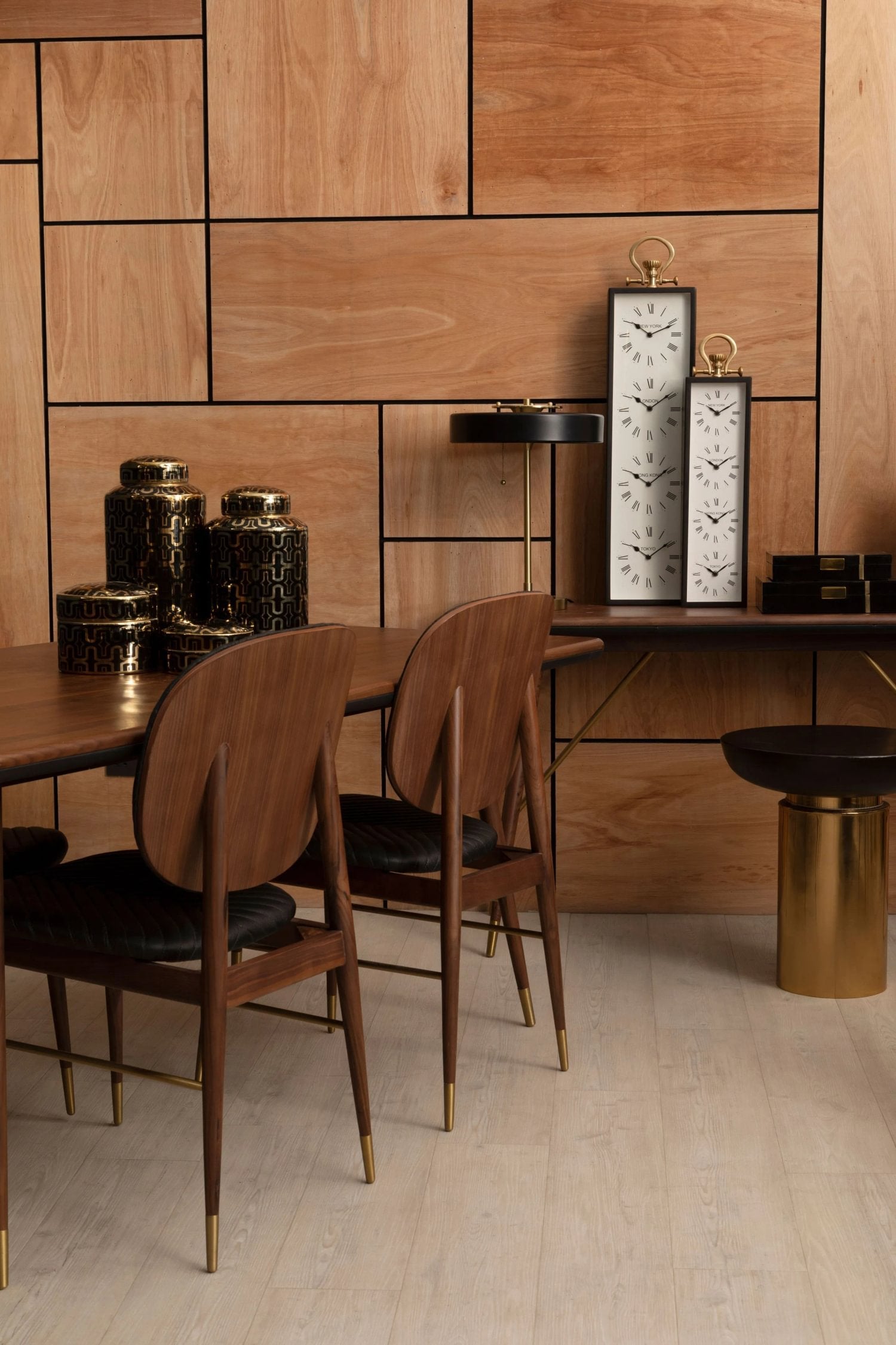 Savoy Black & Gold Table Lamp