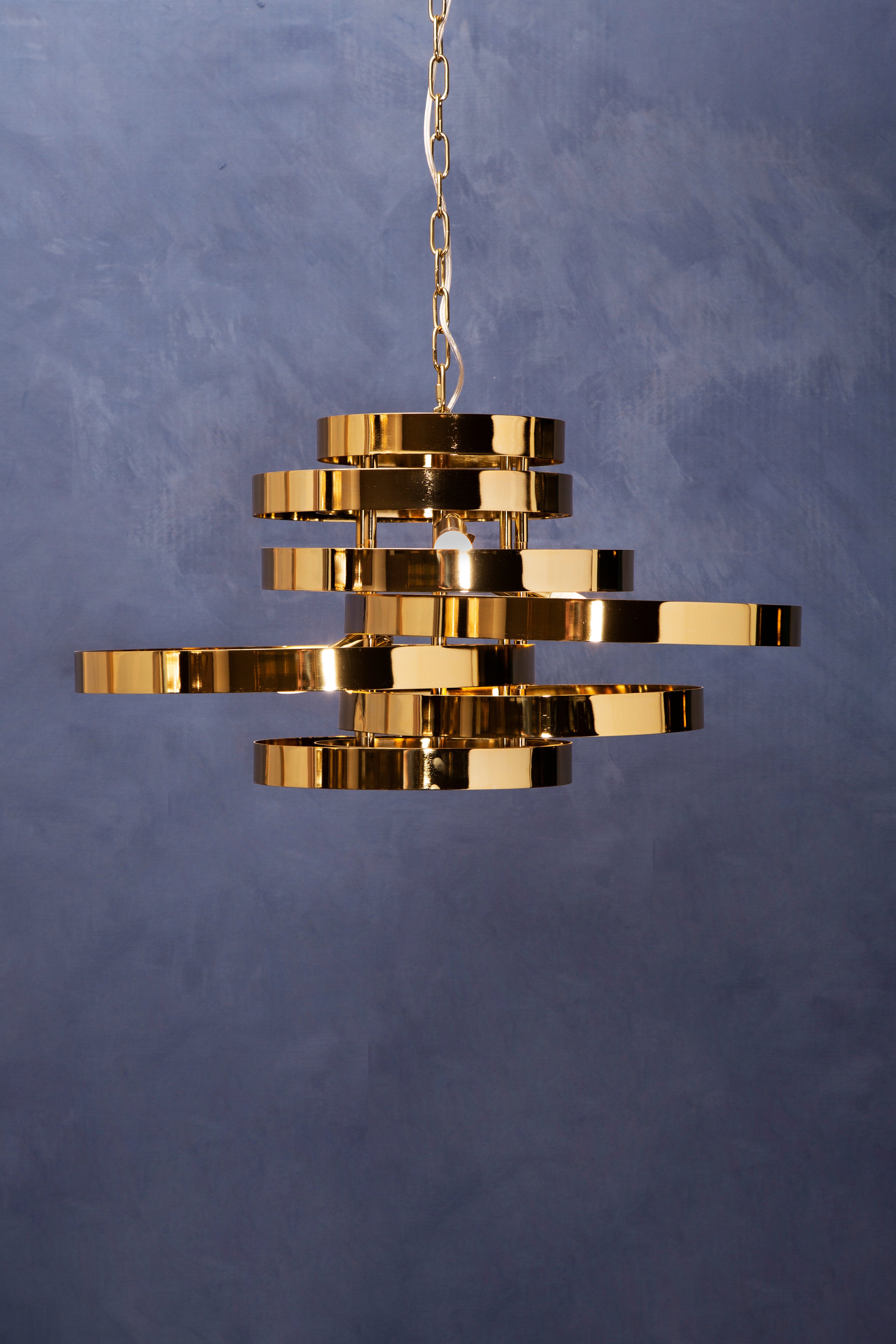 Loma 5 Bulb Gold Finish Pendant Lamp