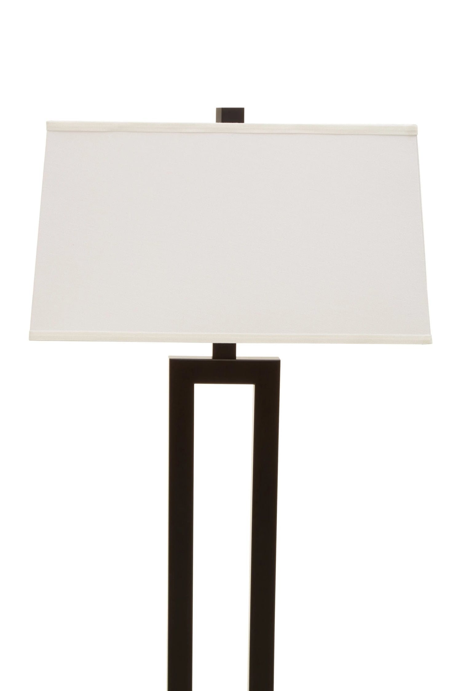 Linton Black & White Floor Lamp