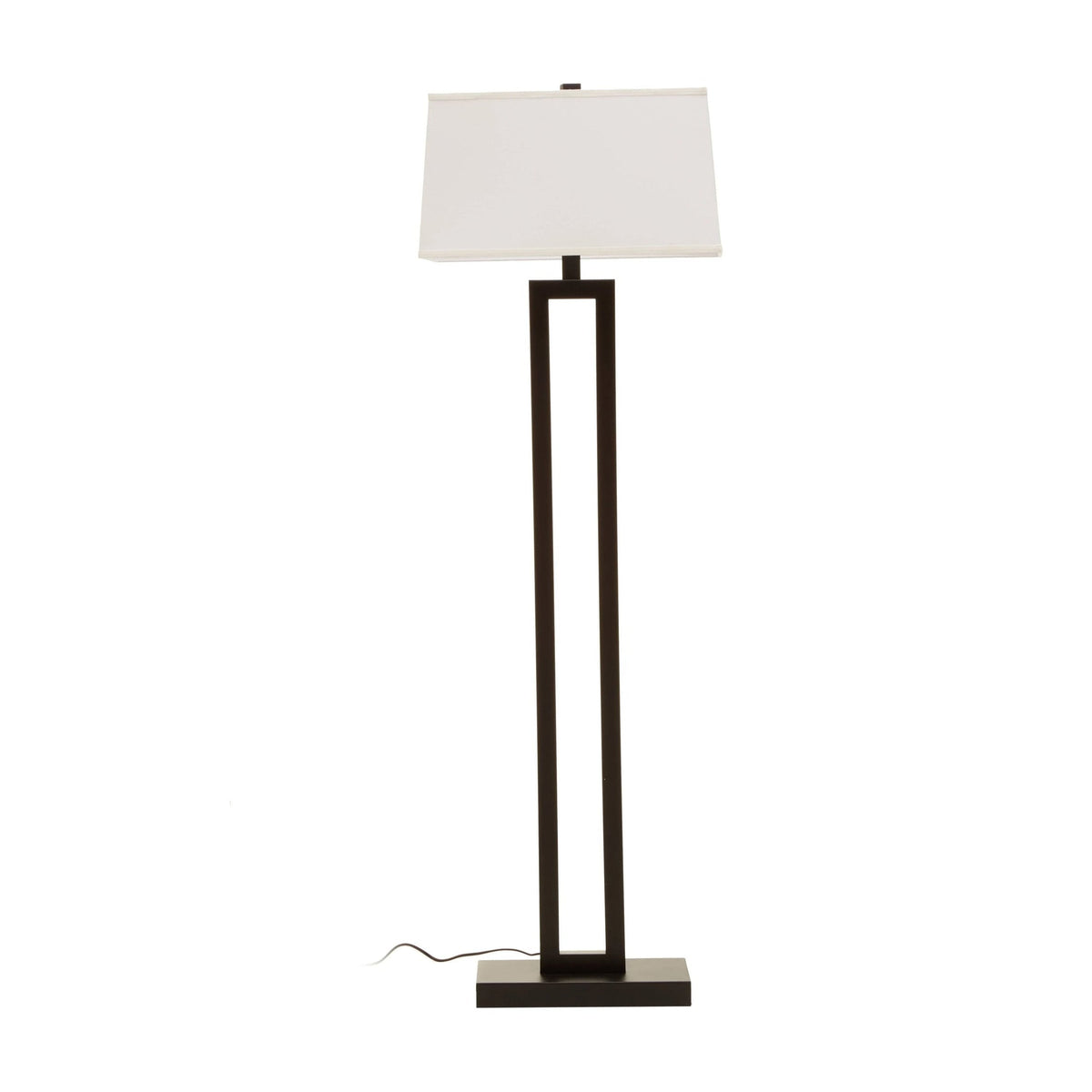 Linton Black & White Floor Lamp