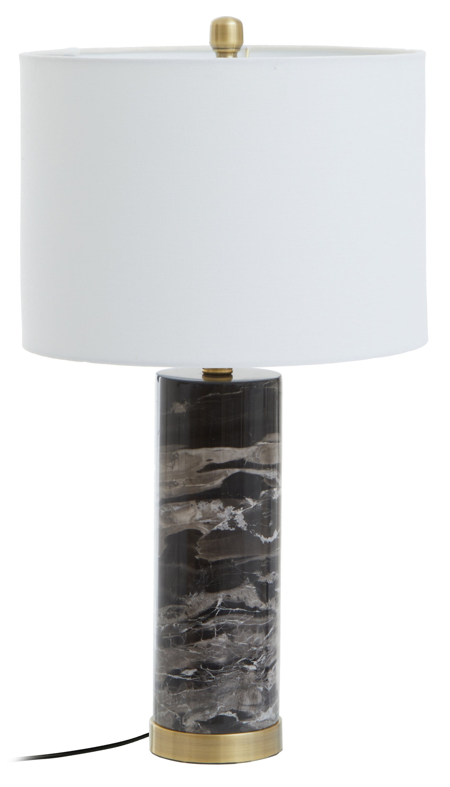 Tabor Black Marble Table Lamp