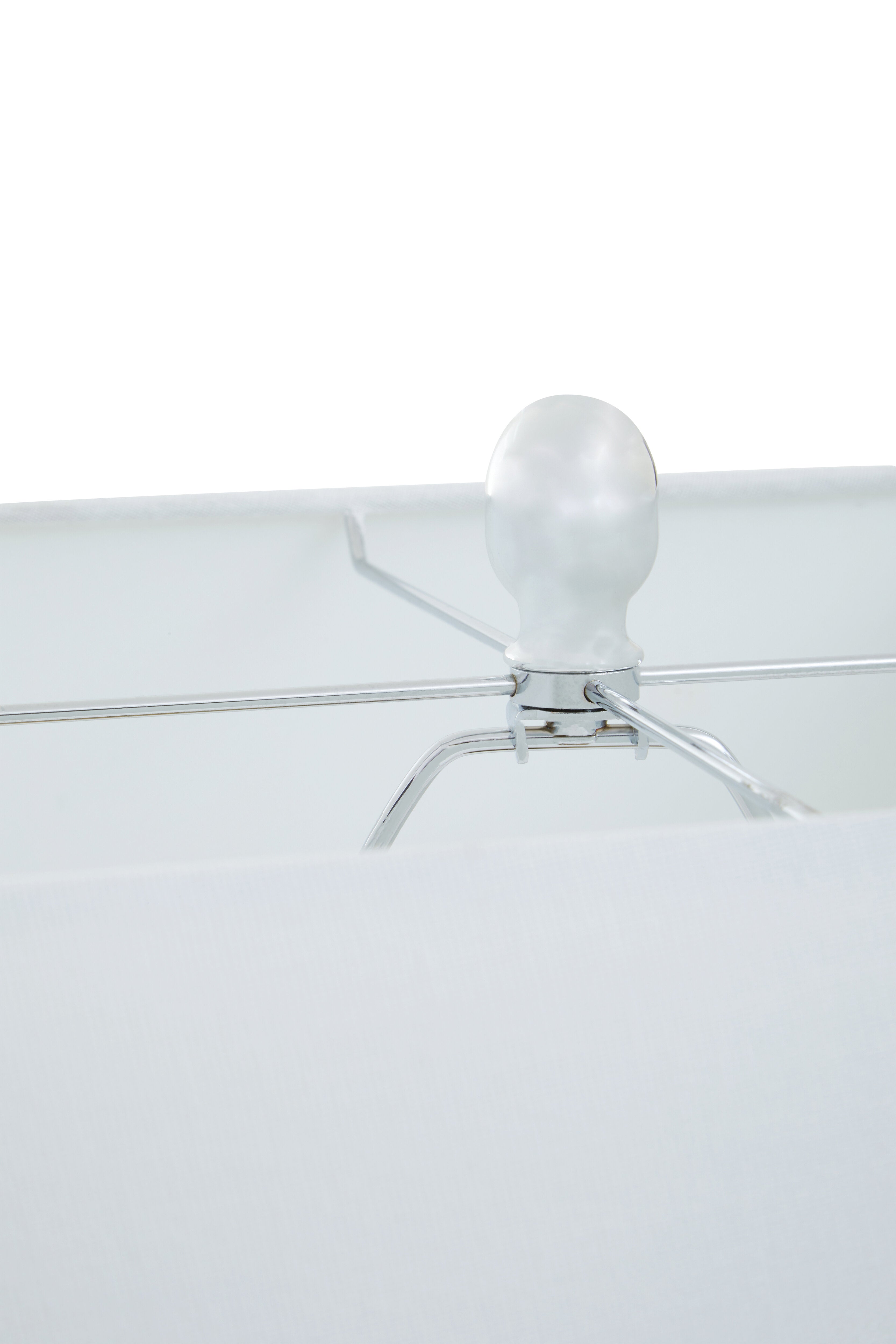 Palais Gold Glass Table Lamp with Chrome Base