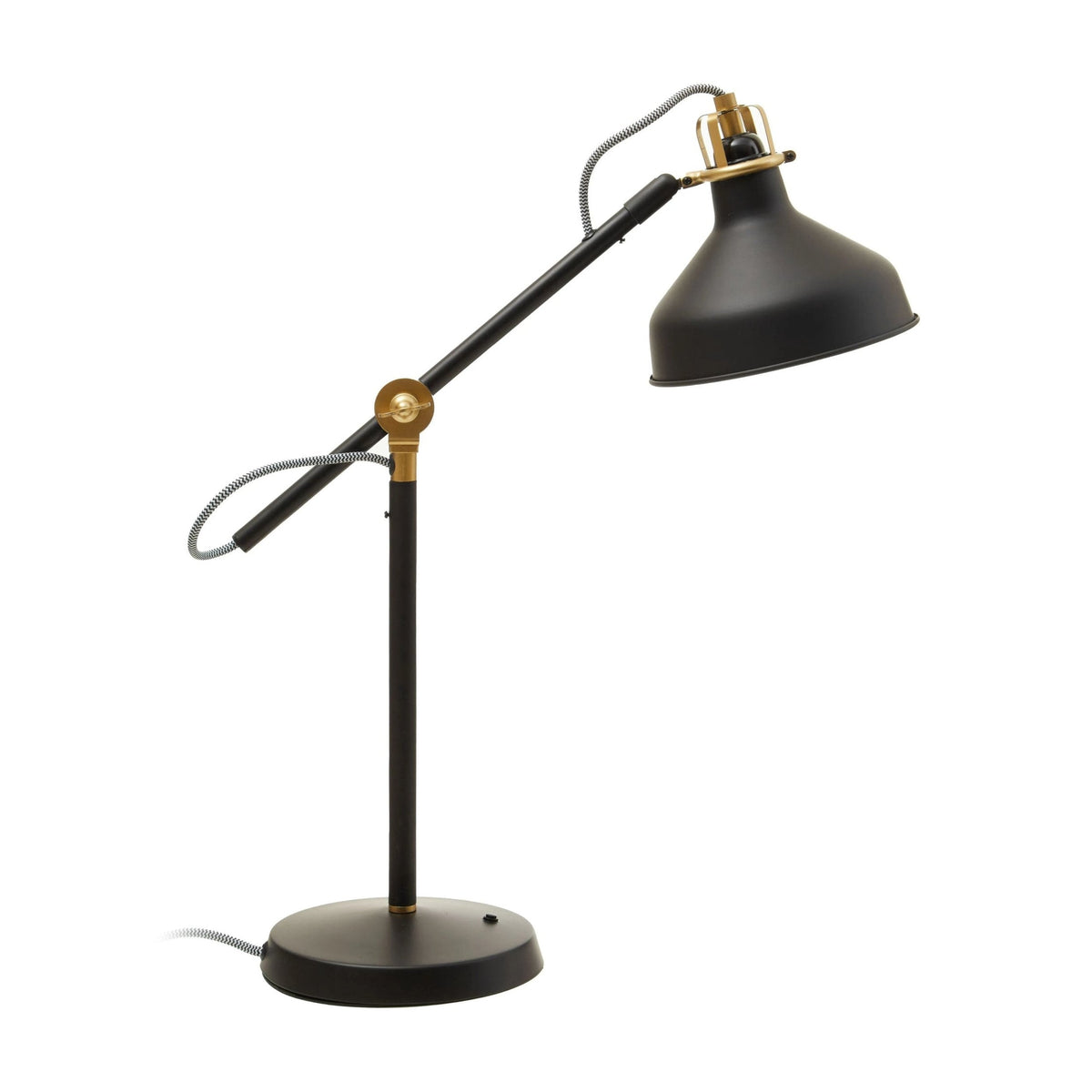 Darwin Black Metal Desk Lamp
