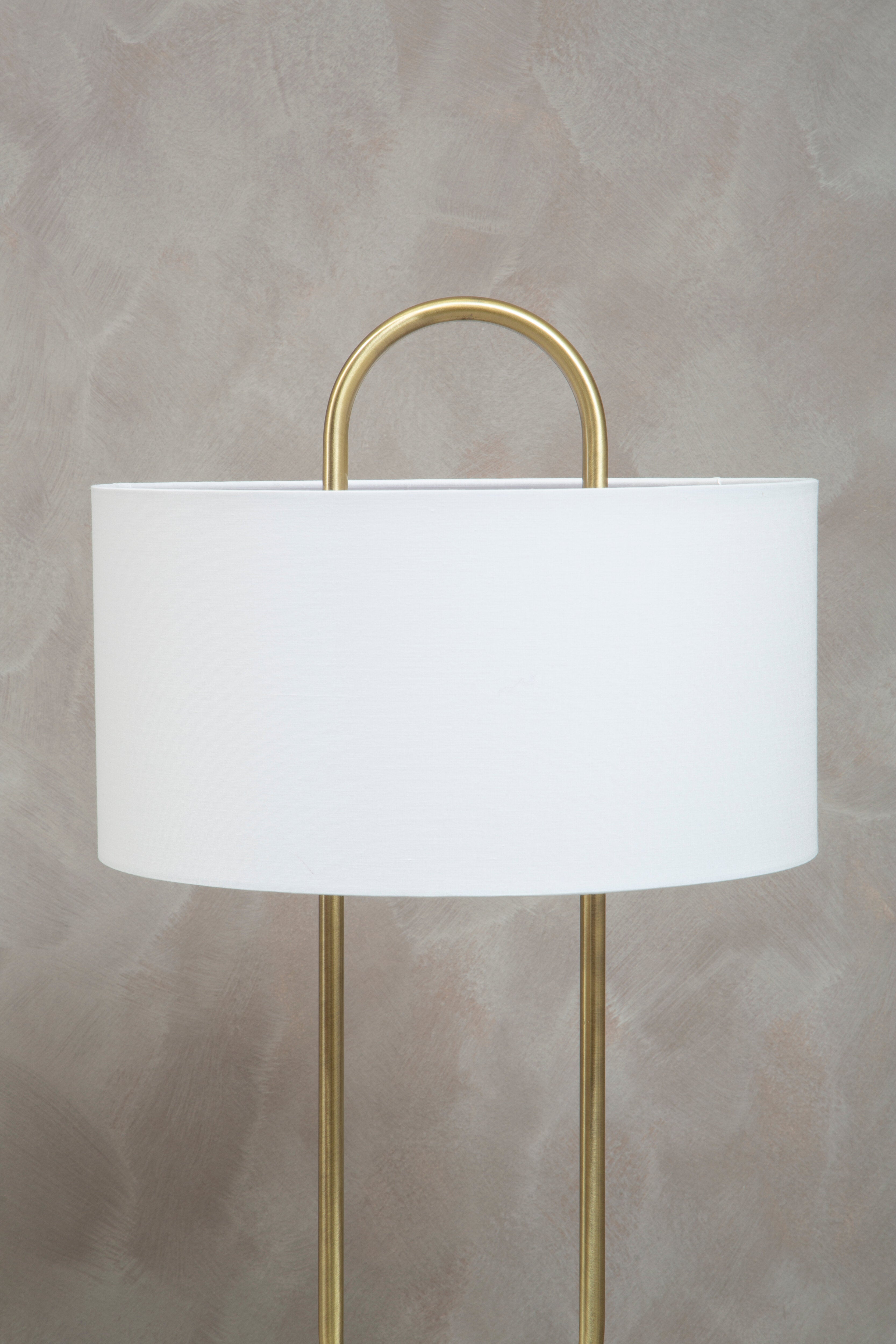 Varo White Marble & Gold Table Lamp