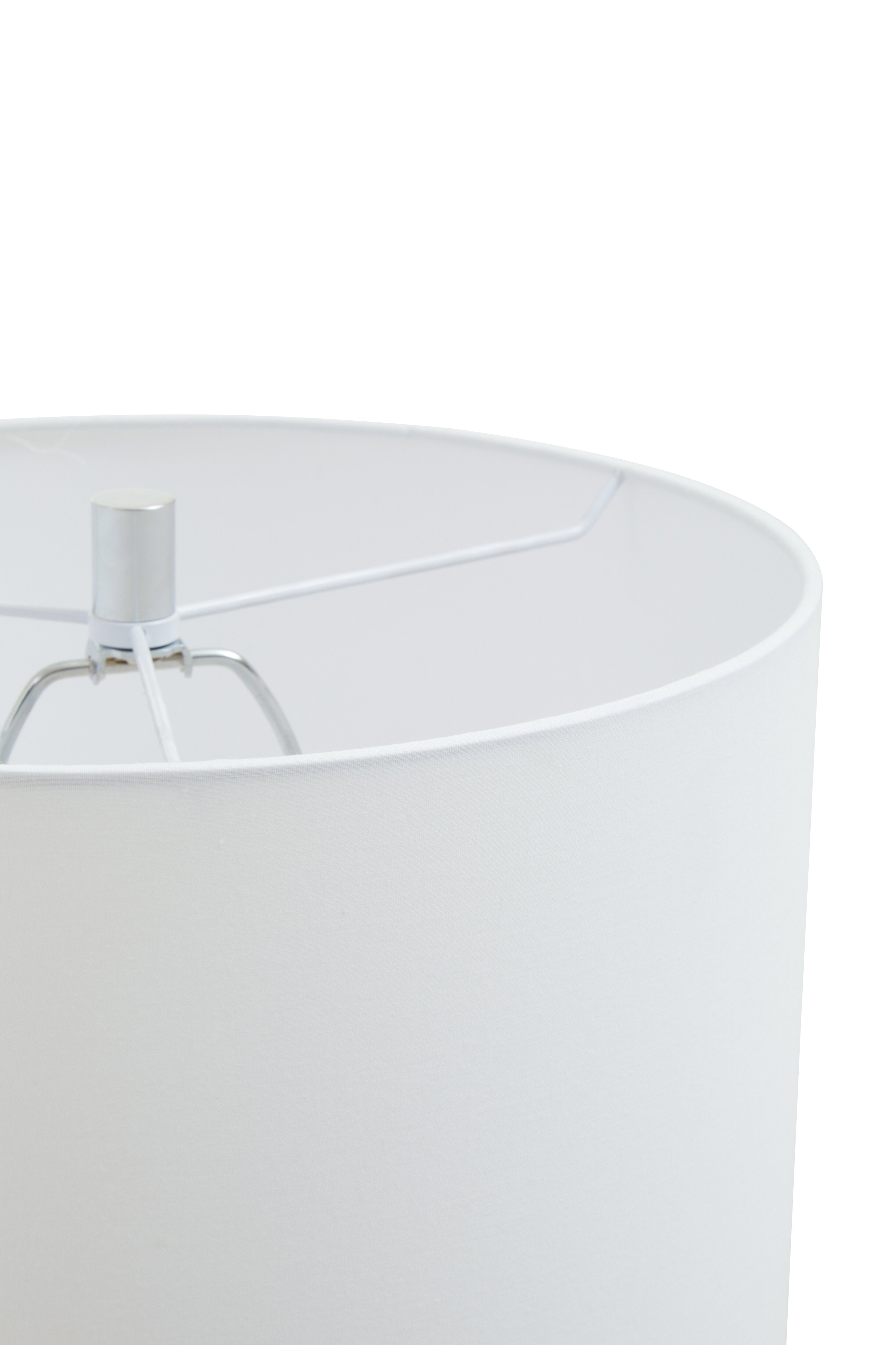 Alila Earth White Marble & White Fabric Table Lamp