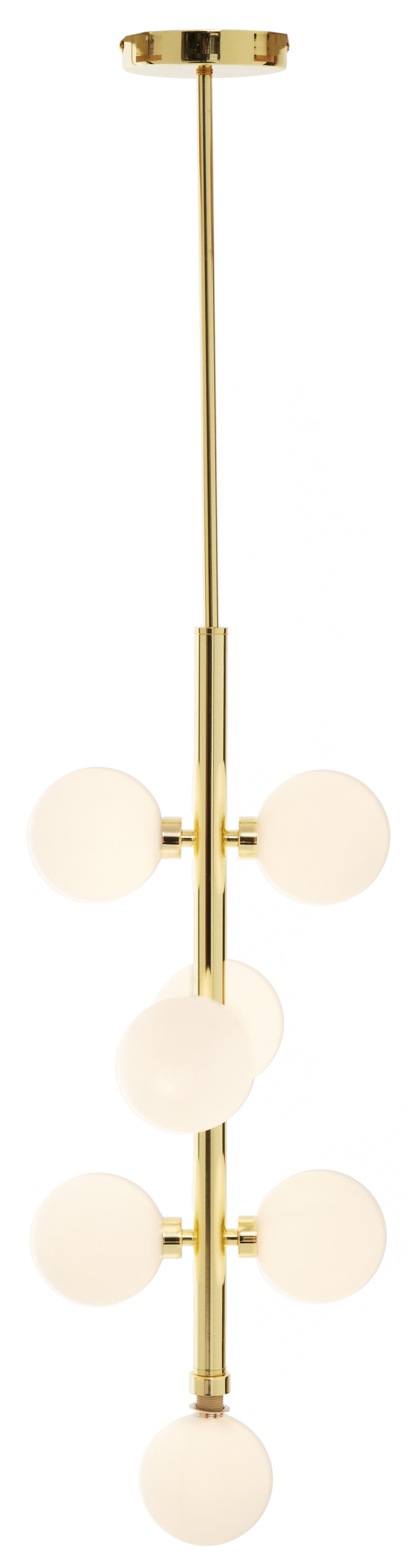 Benson Seven Bulb Gold Pendant Light