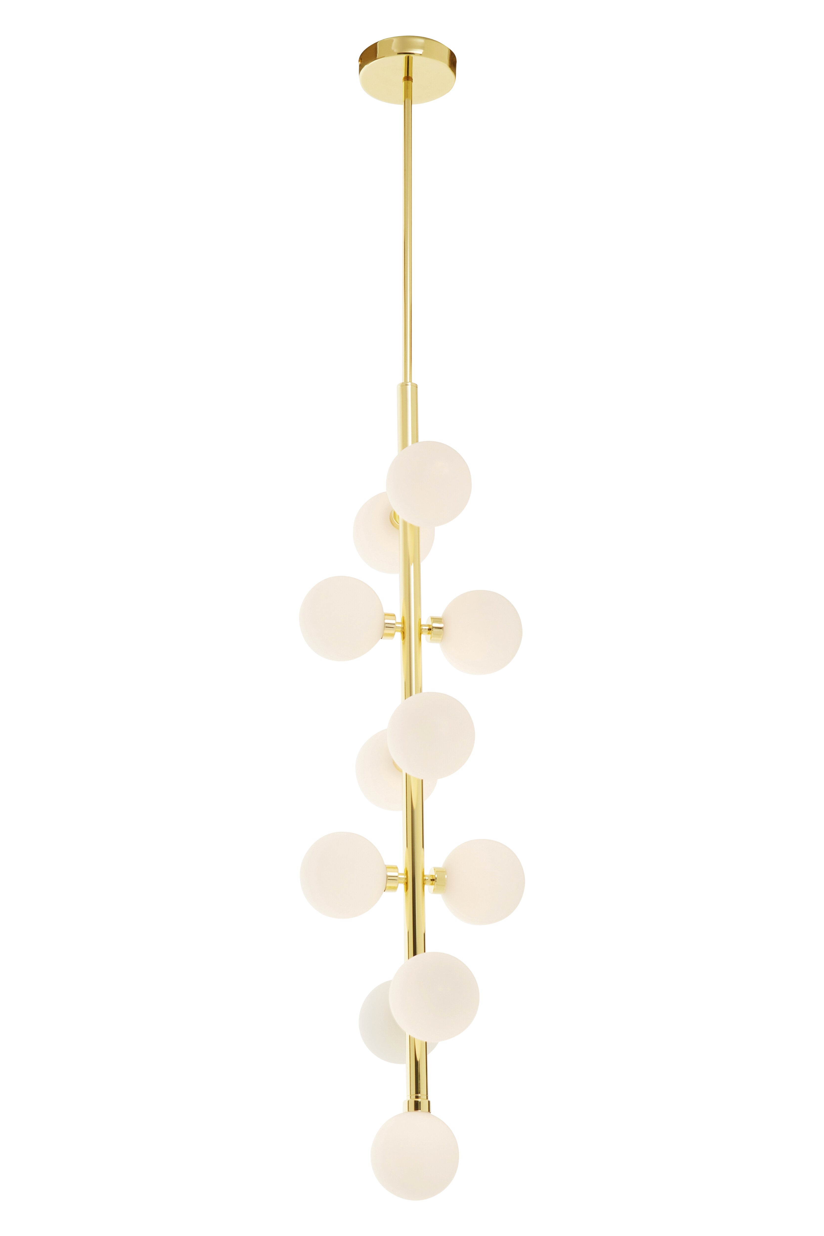 Benson Eleven Bulb Gold Pendant Light