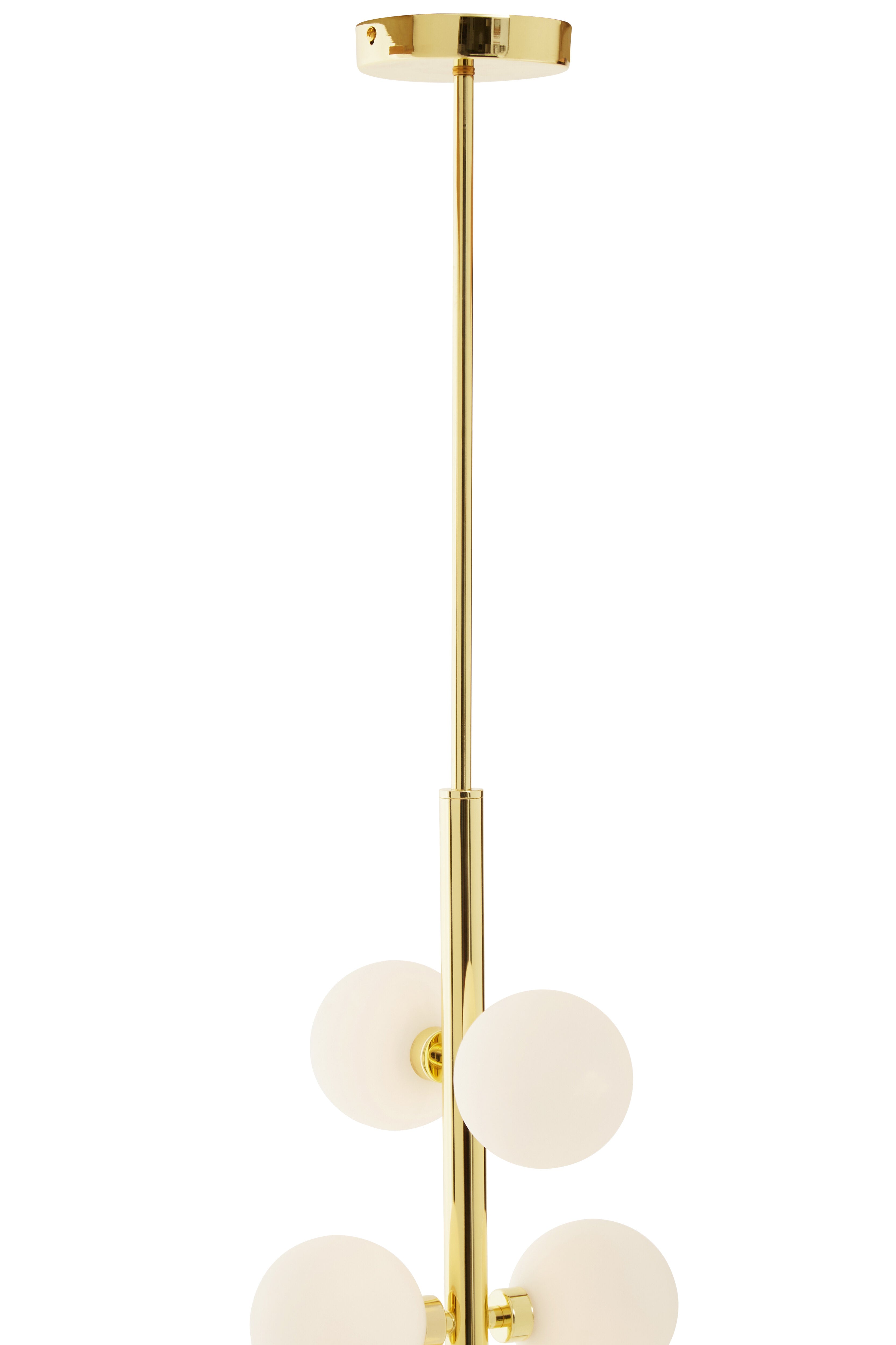 Benson Eleven Bulb Gold Pendant Light