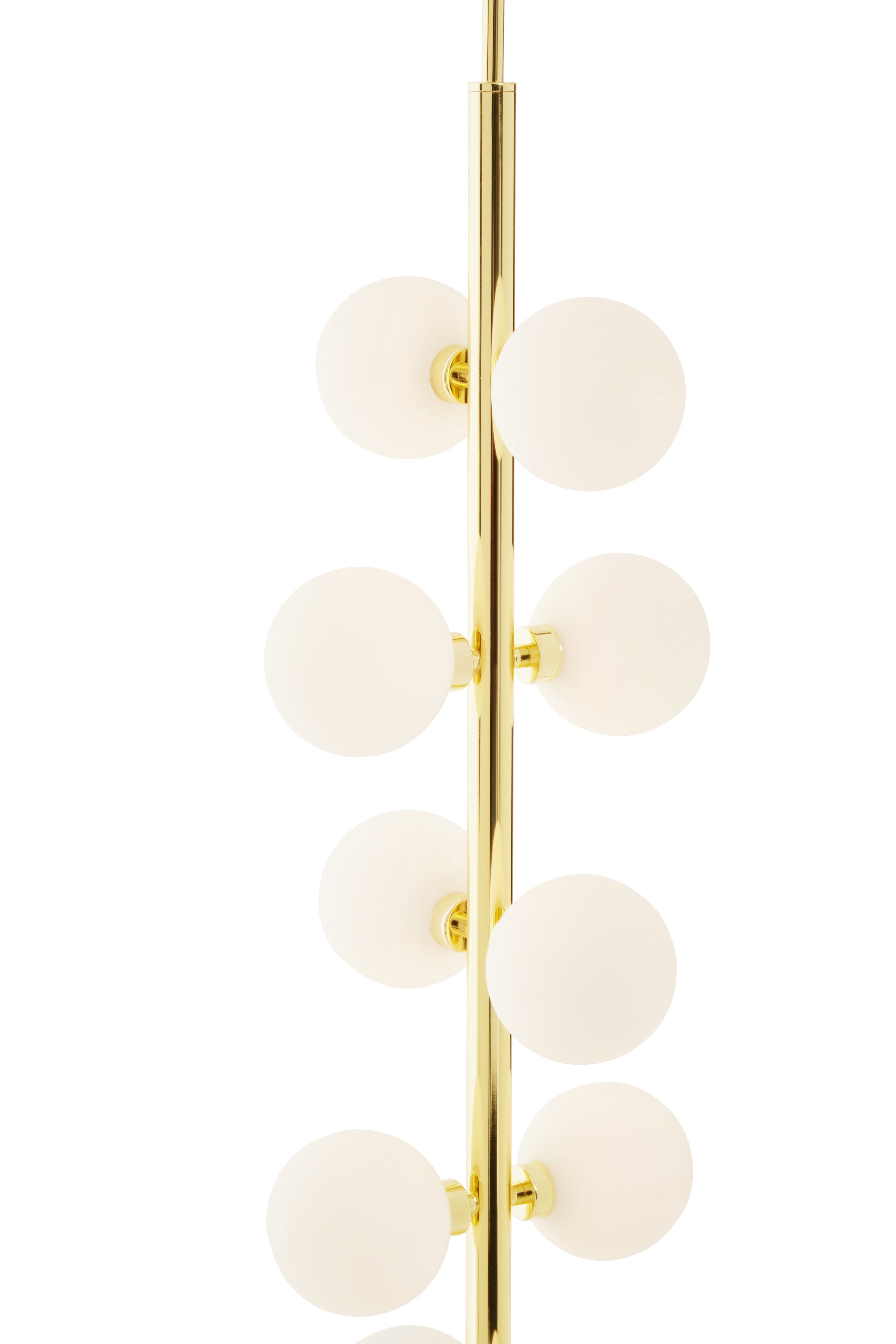Benson Eleven Bulb Gold Pendant Light