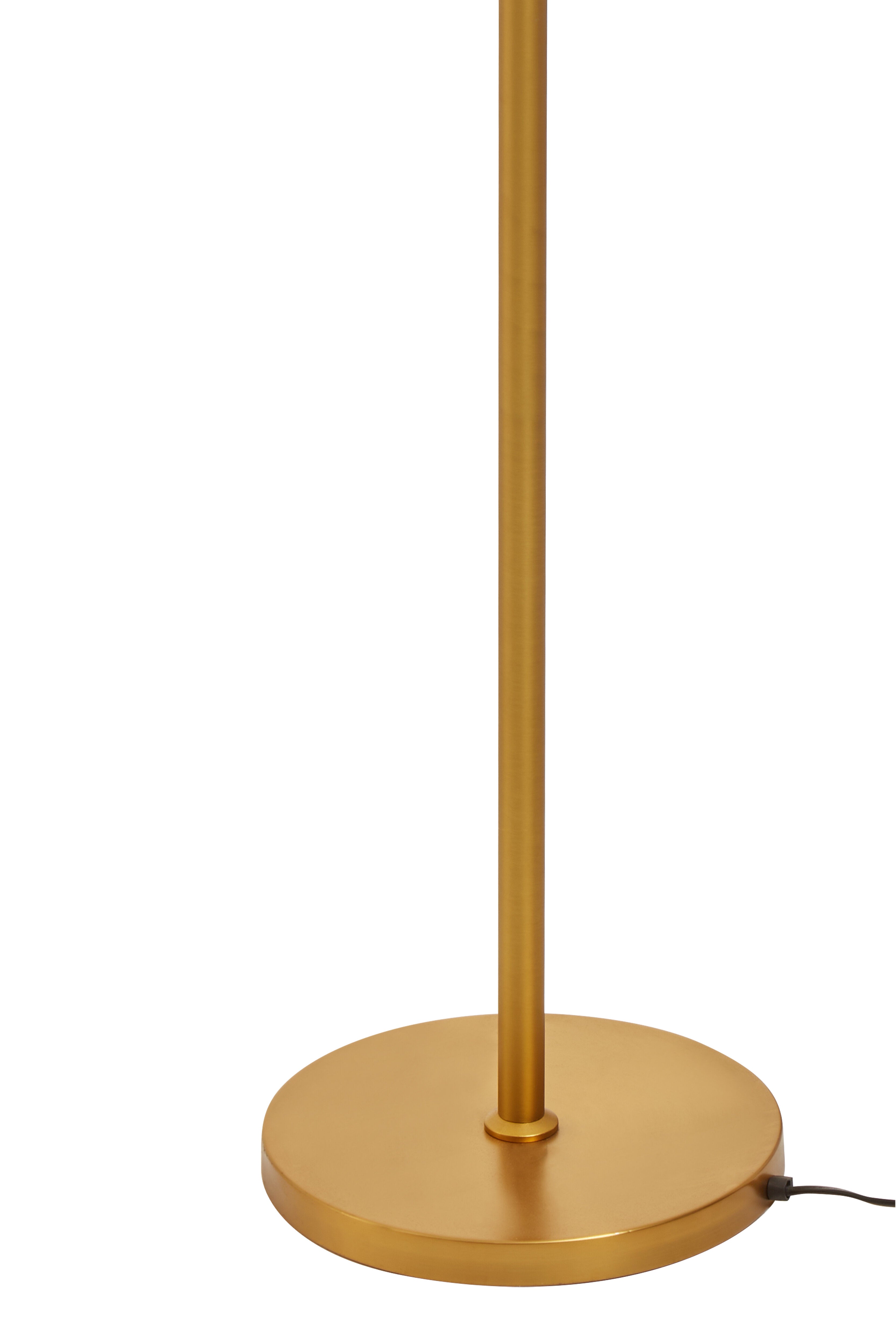 Abira Three Bulb Brass Floor Lamp