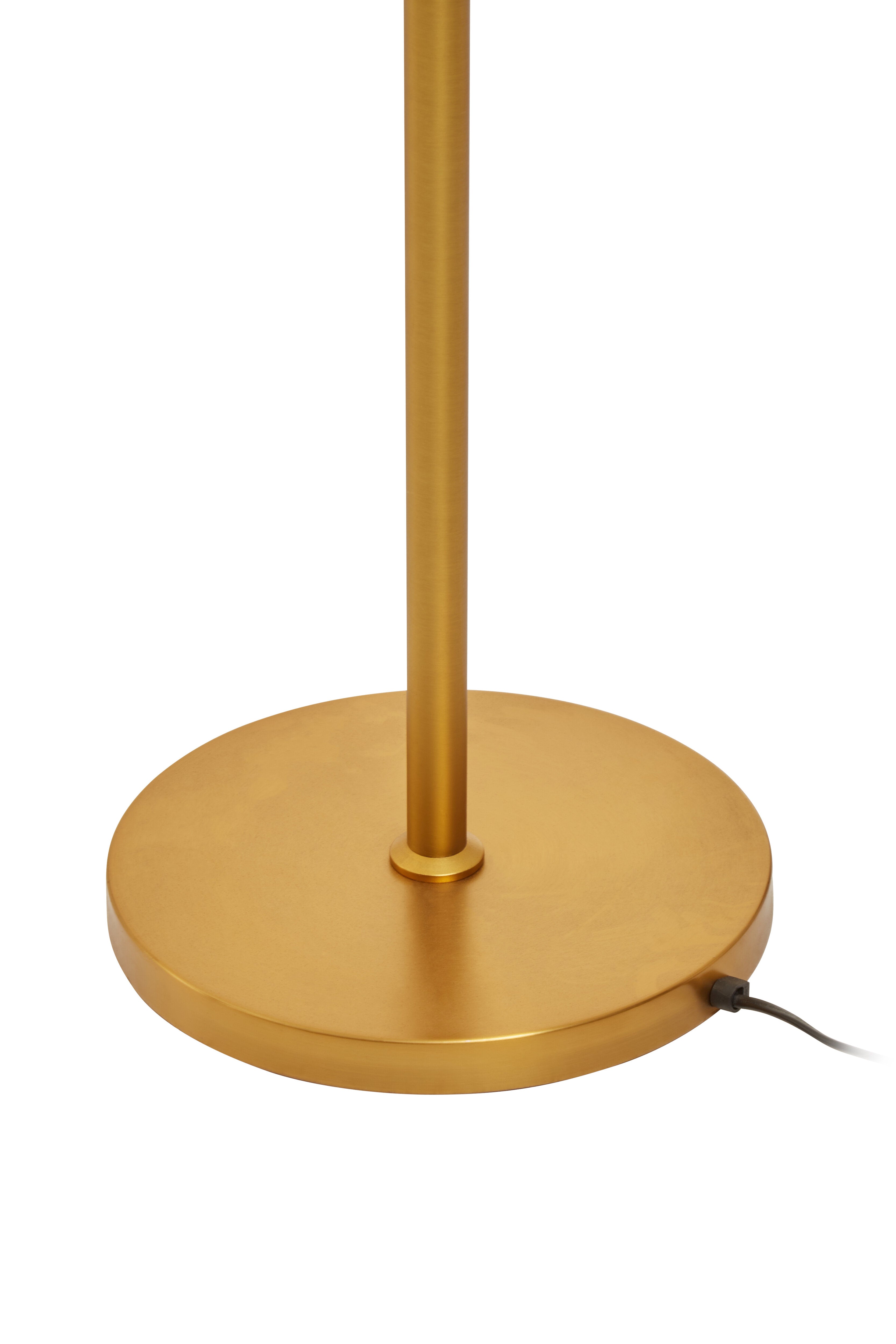 Abira Three Bulb Brass Floor Lamp