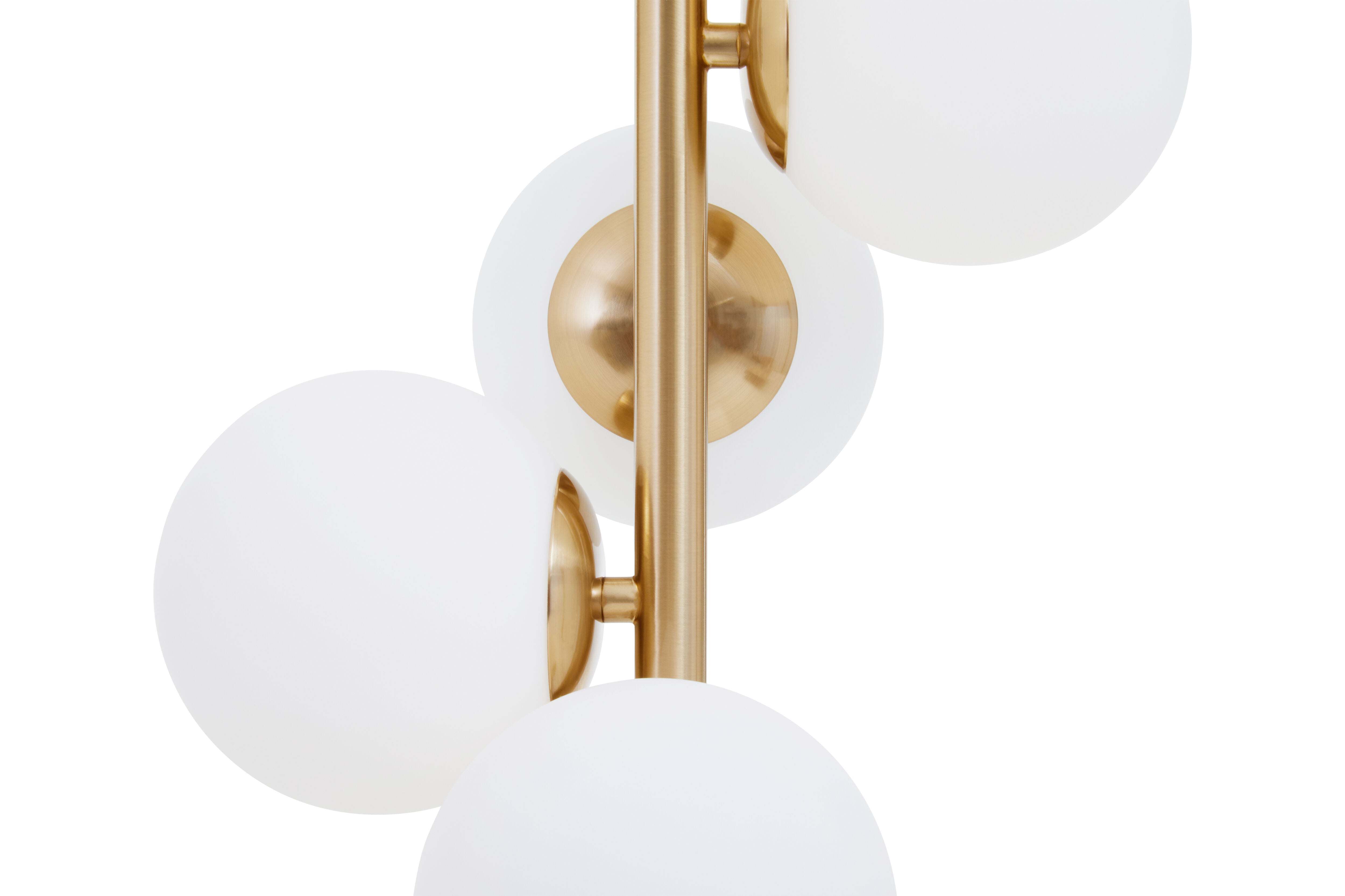 Venus White Marble & Gold Orb Cluster Table Lamp