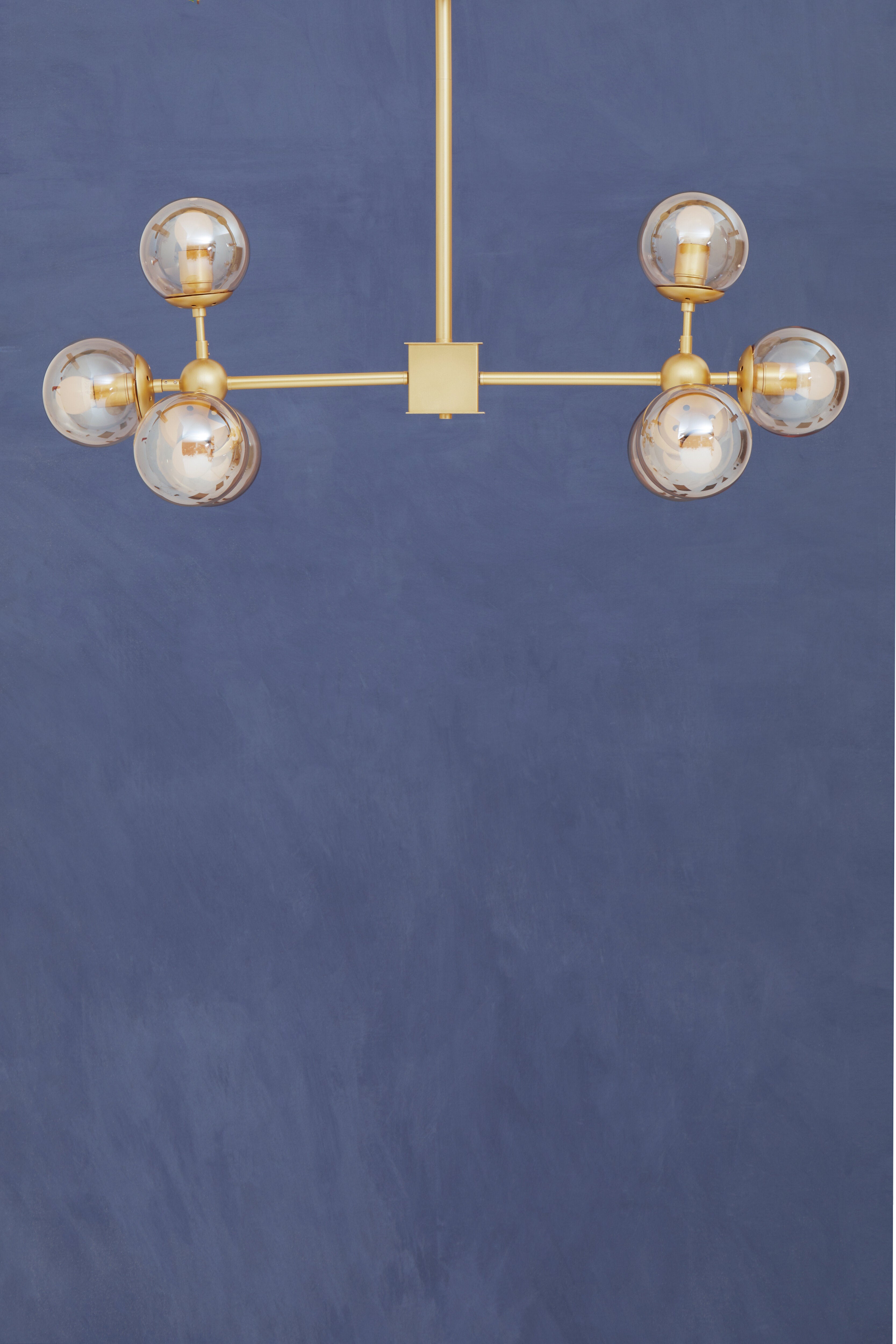 Abira Gold 8 Arm Pendant Light