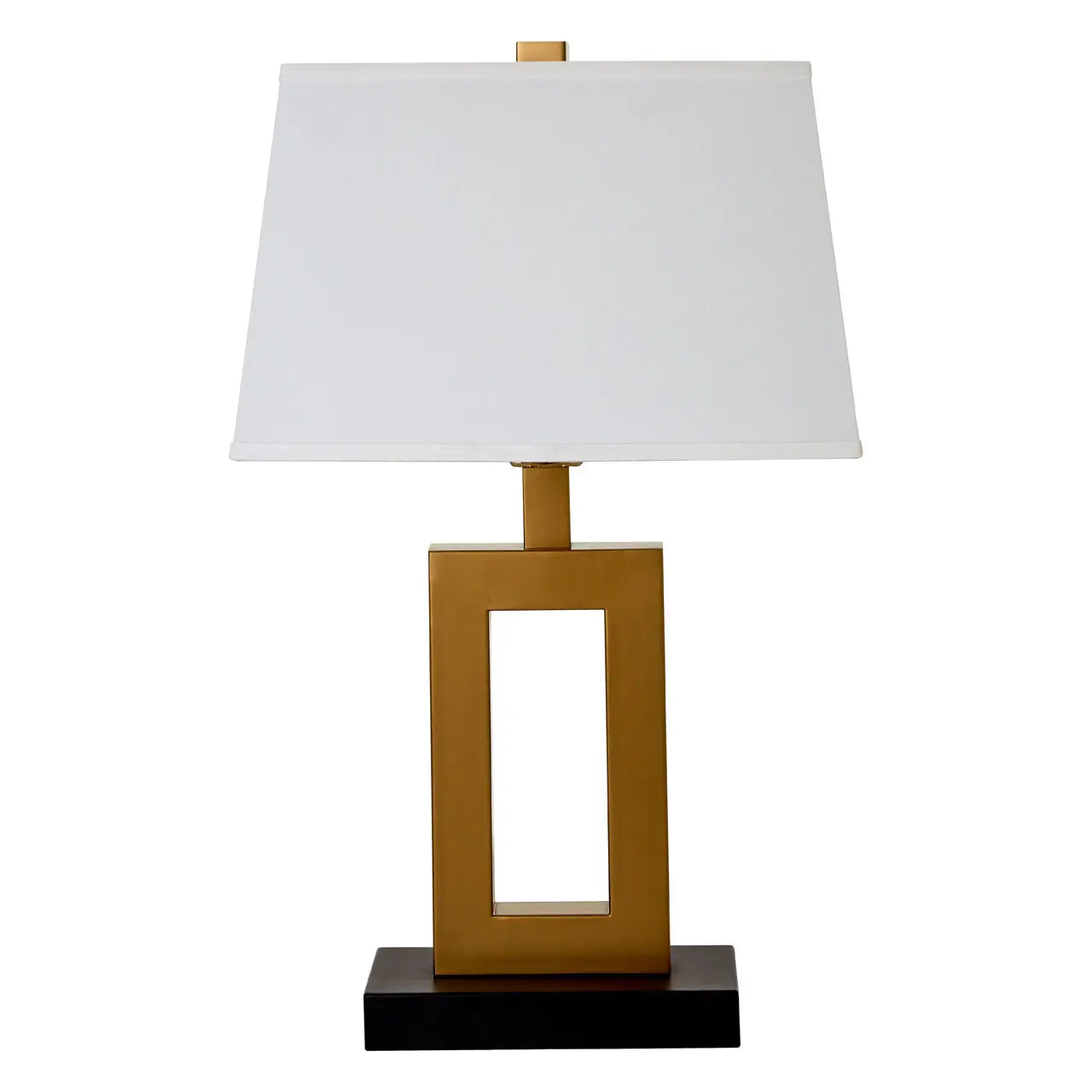 Draco Gold & Chic White Table Lamp