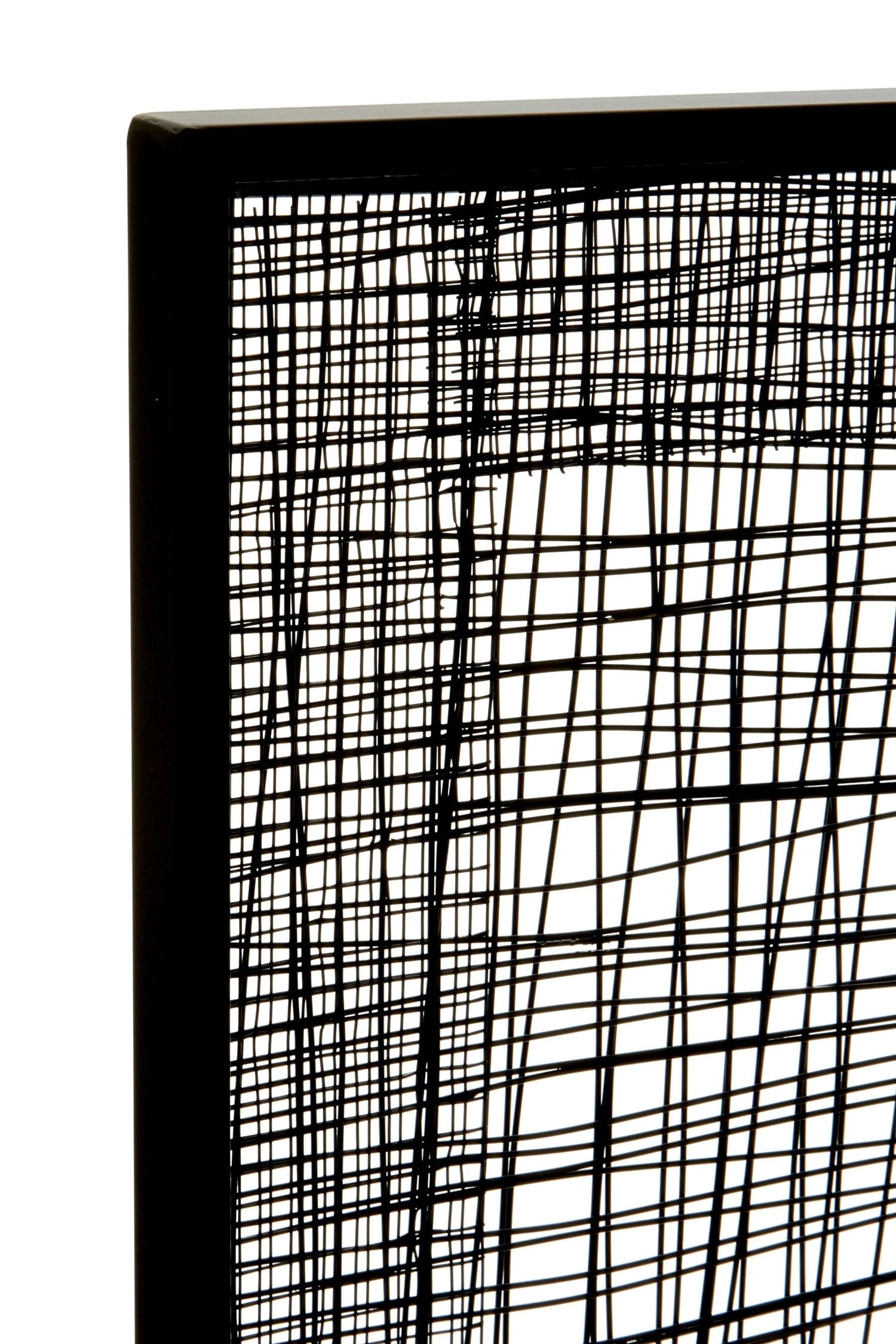 Linea Metal Cross Wires Design Wall Art