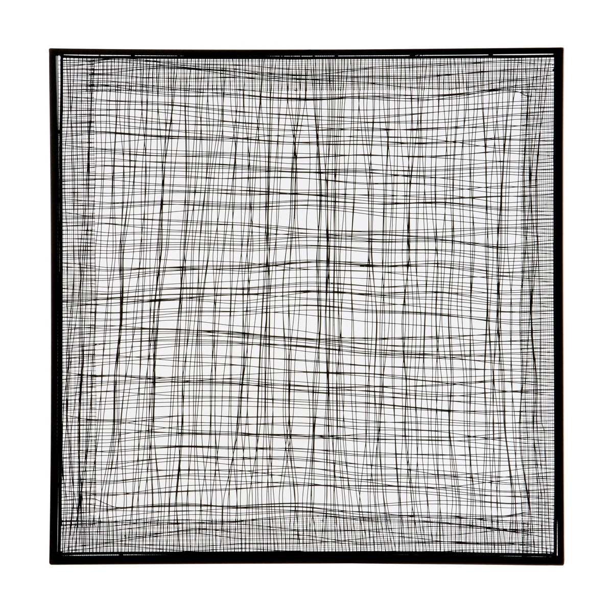 Linea Metal Cross Wires Design Wall Art