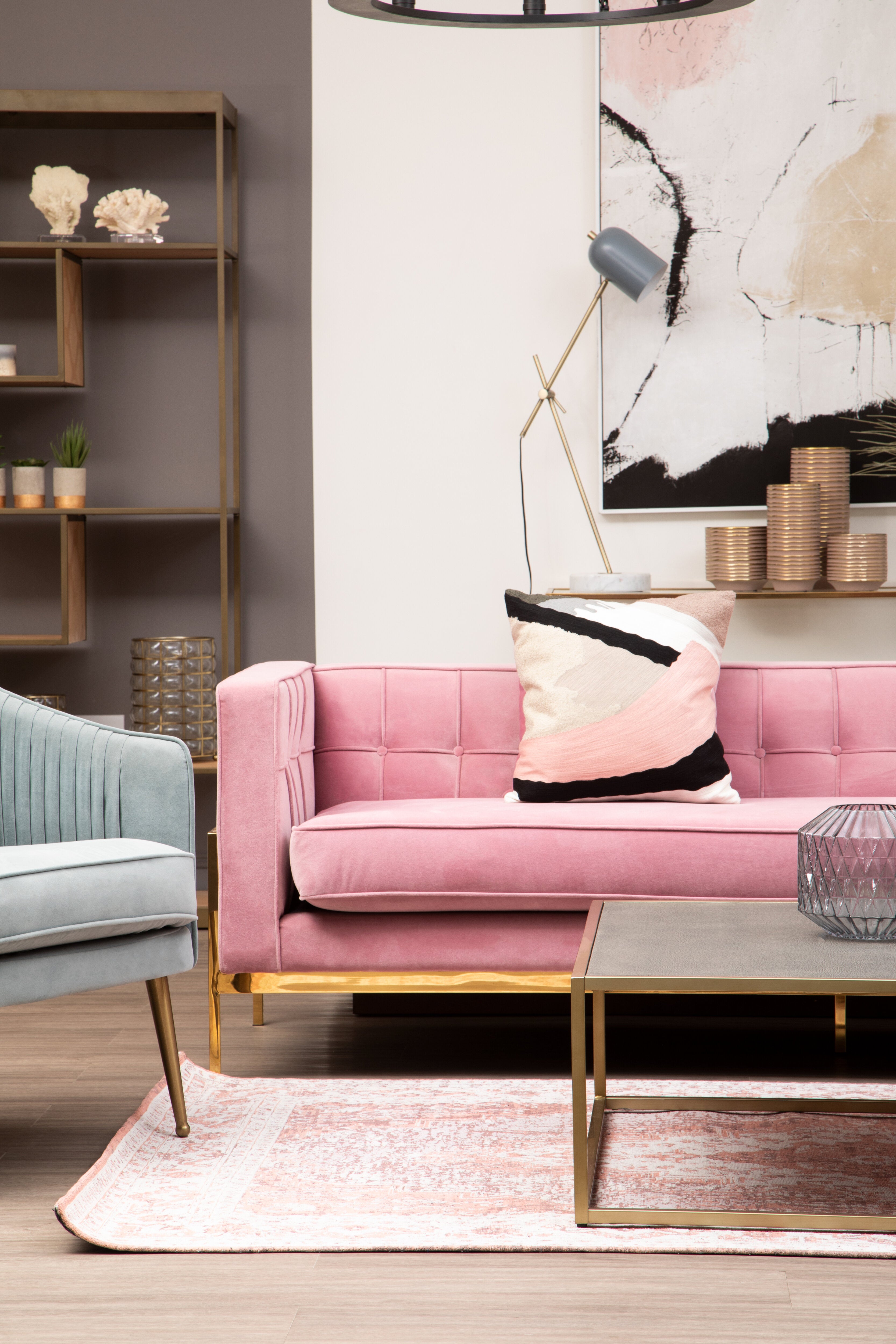 Noah Natural Pink & Classic Wall Art