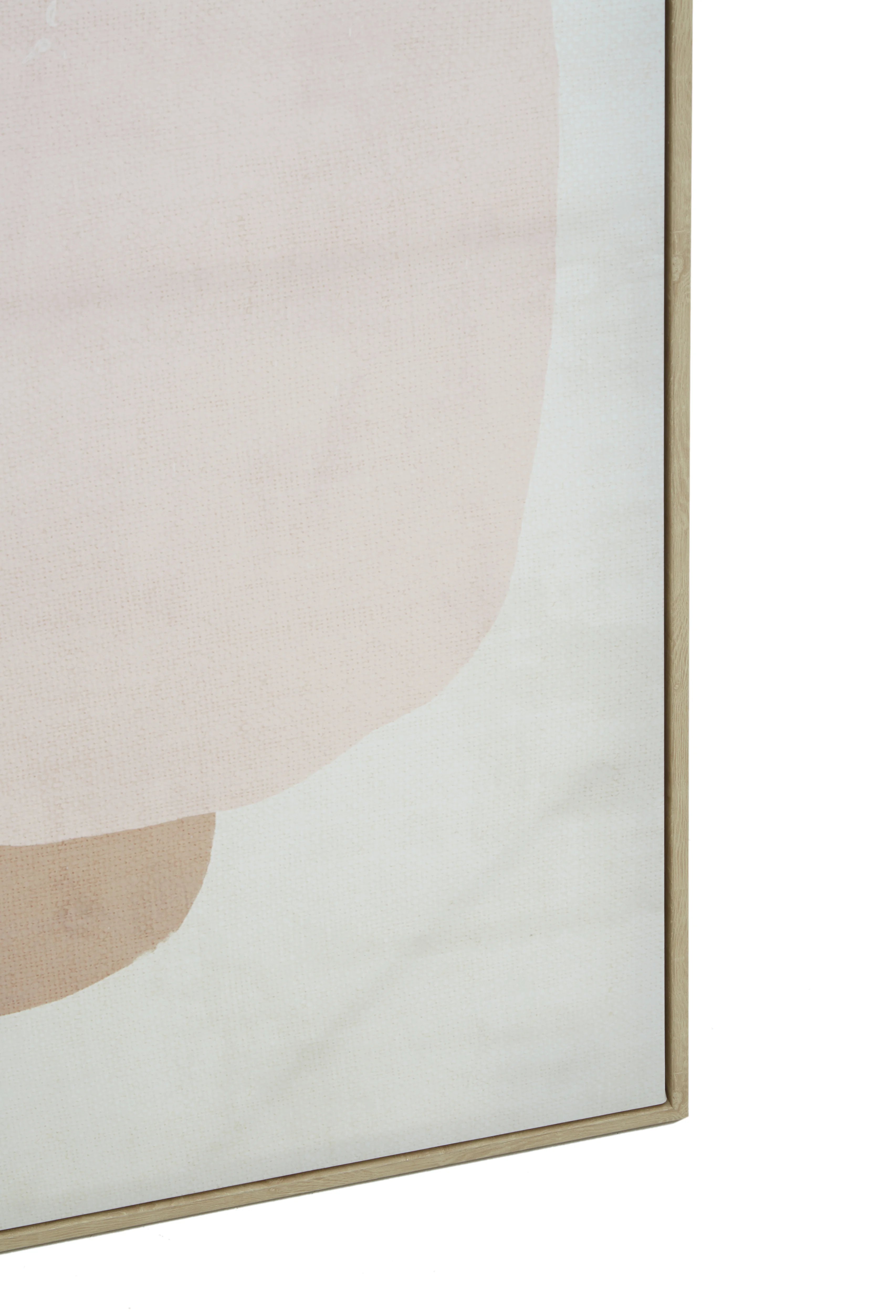 Noah Abstract Neutral Framed Canvas Wall Art