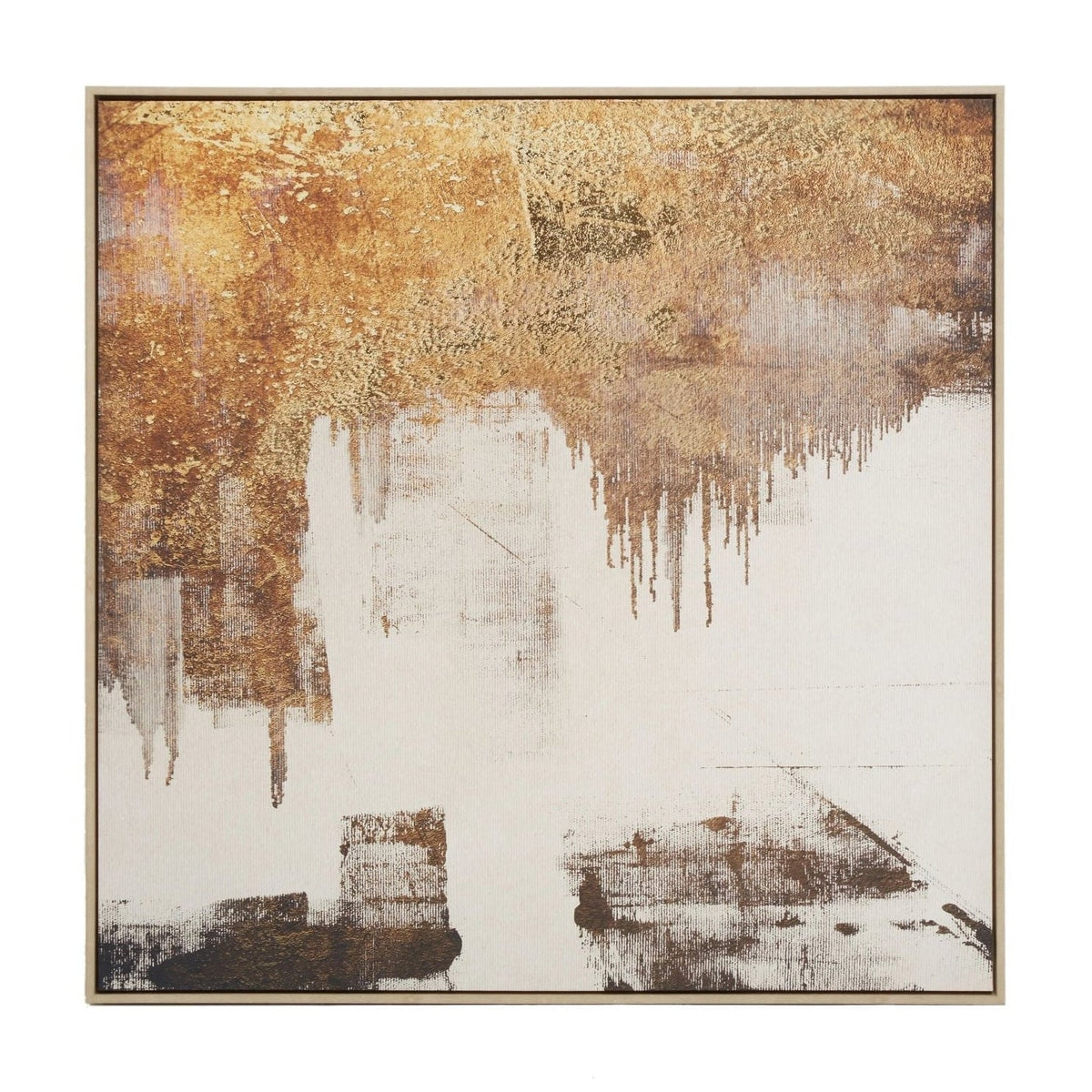 Galleria Abstract Gold Foil Square Wall Art