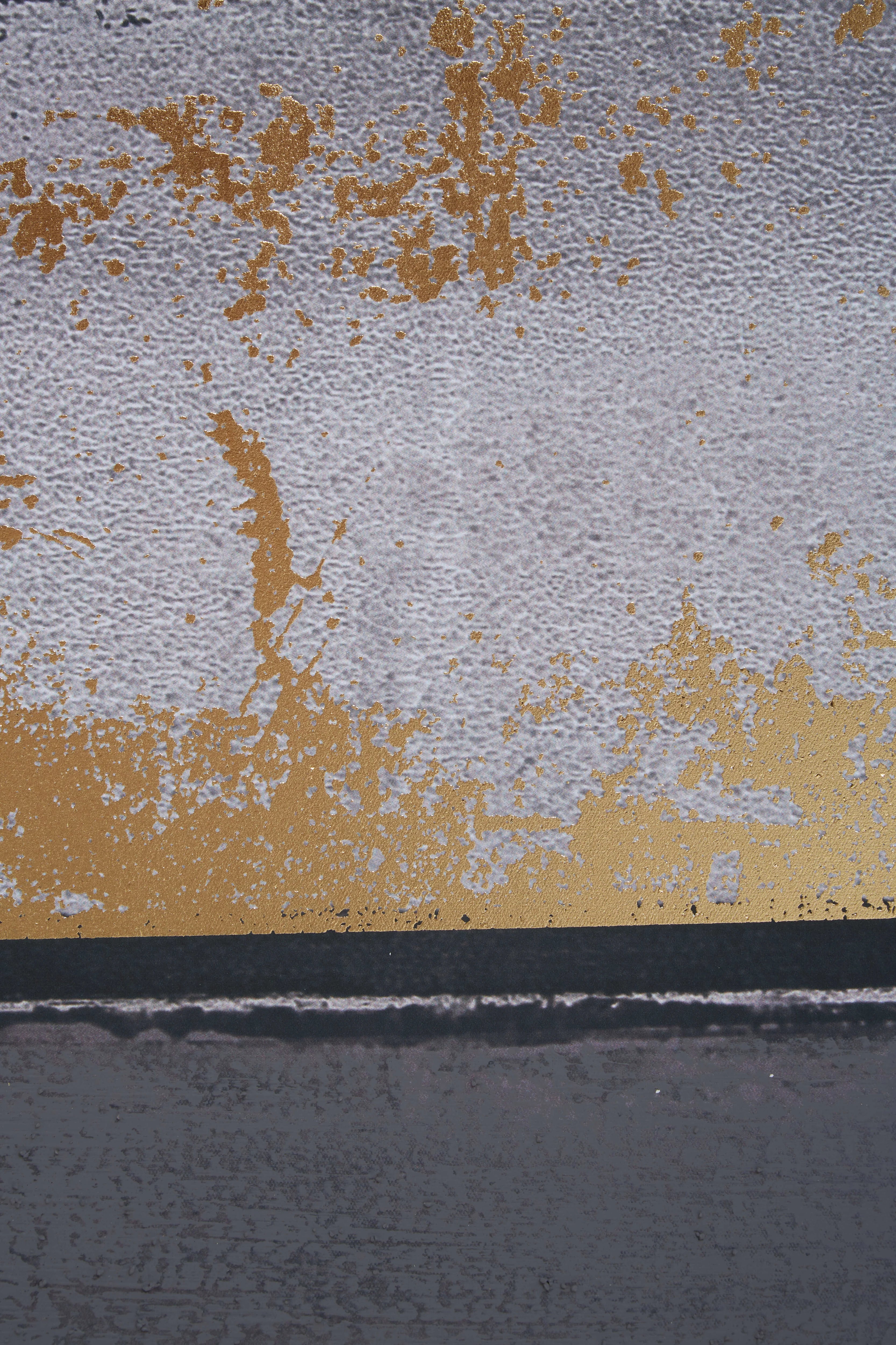 Noah Grey Oil Paint Framed Wall Art