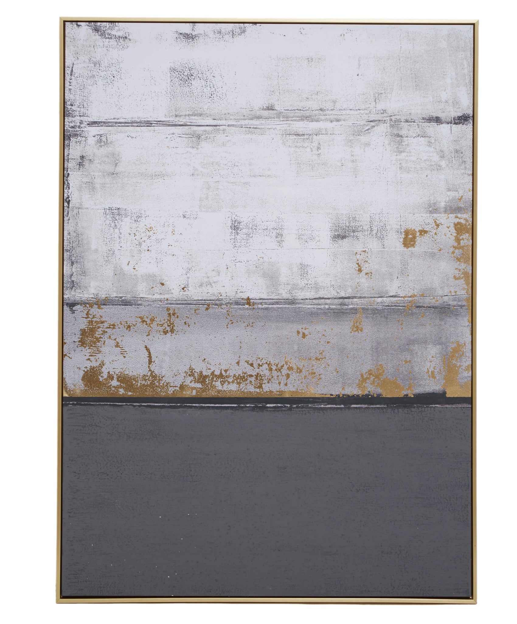 Noah Grey Oil Paint Framed Wall Art