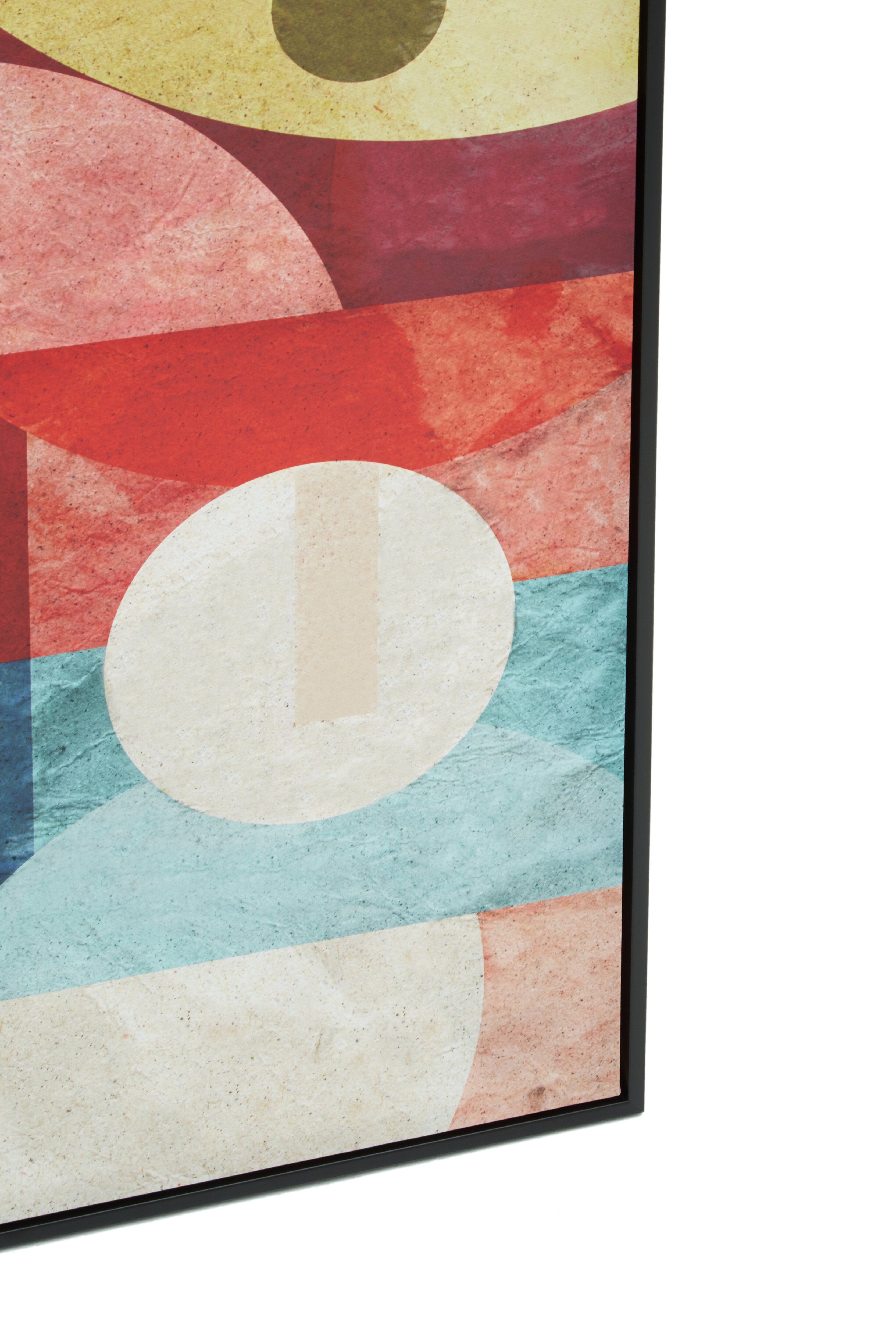 Noah Multi Colour Abstract Square Wall Art