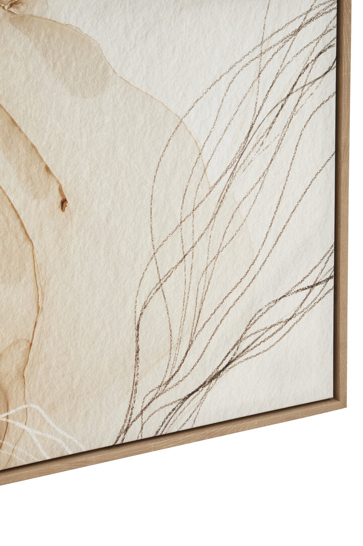 Noah Set of 2 Natural Abstract Wall Art