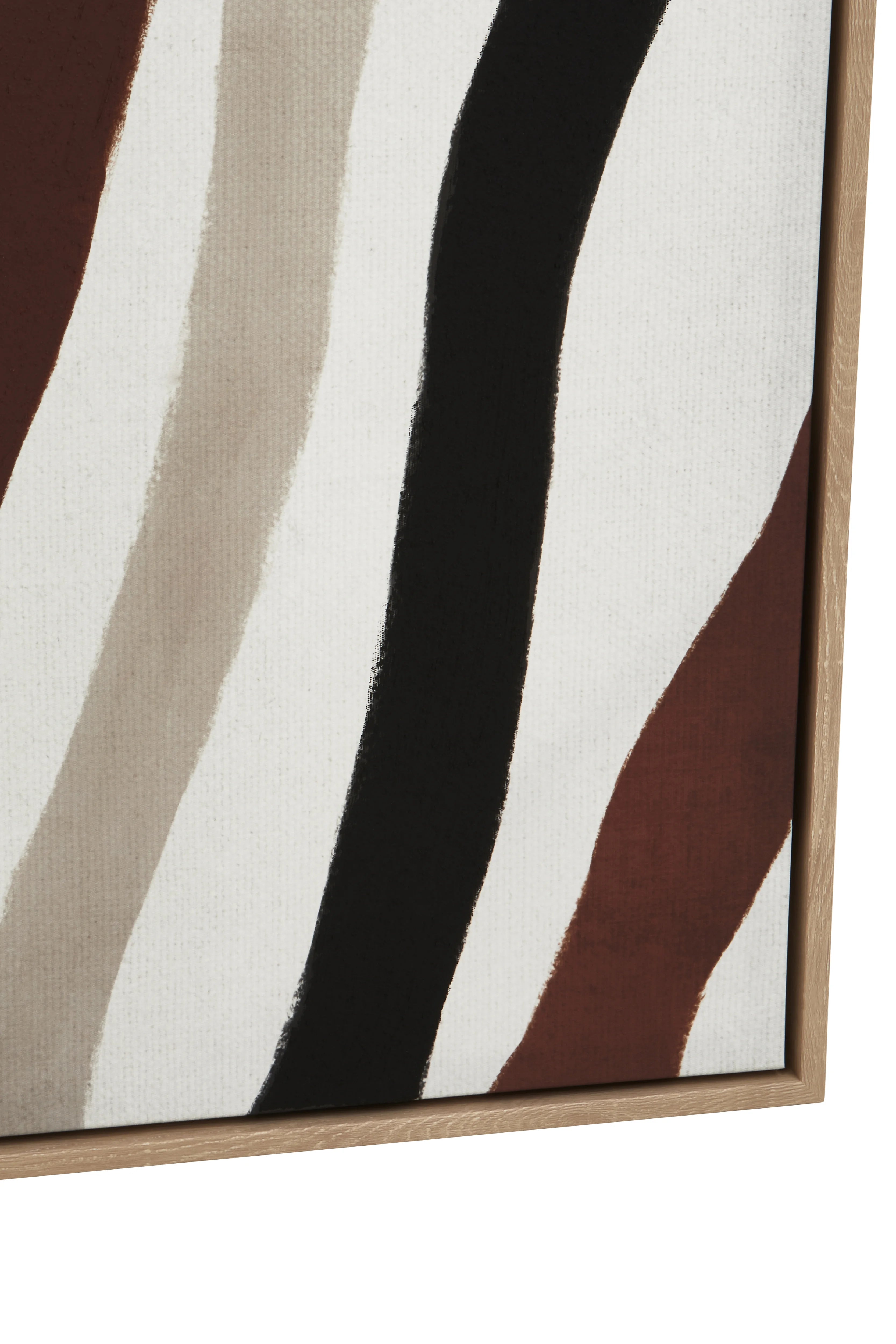 Set of 2 Noah Abstract Waves Multi Coloured Framed Wall Art