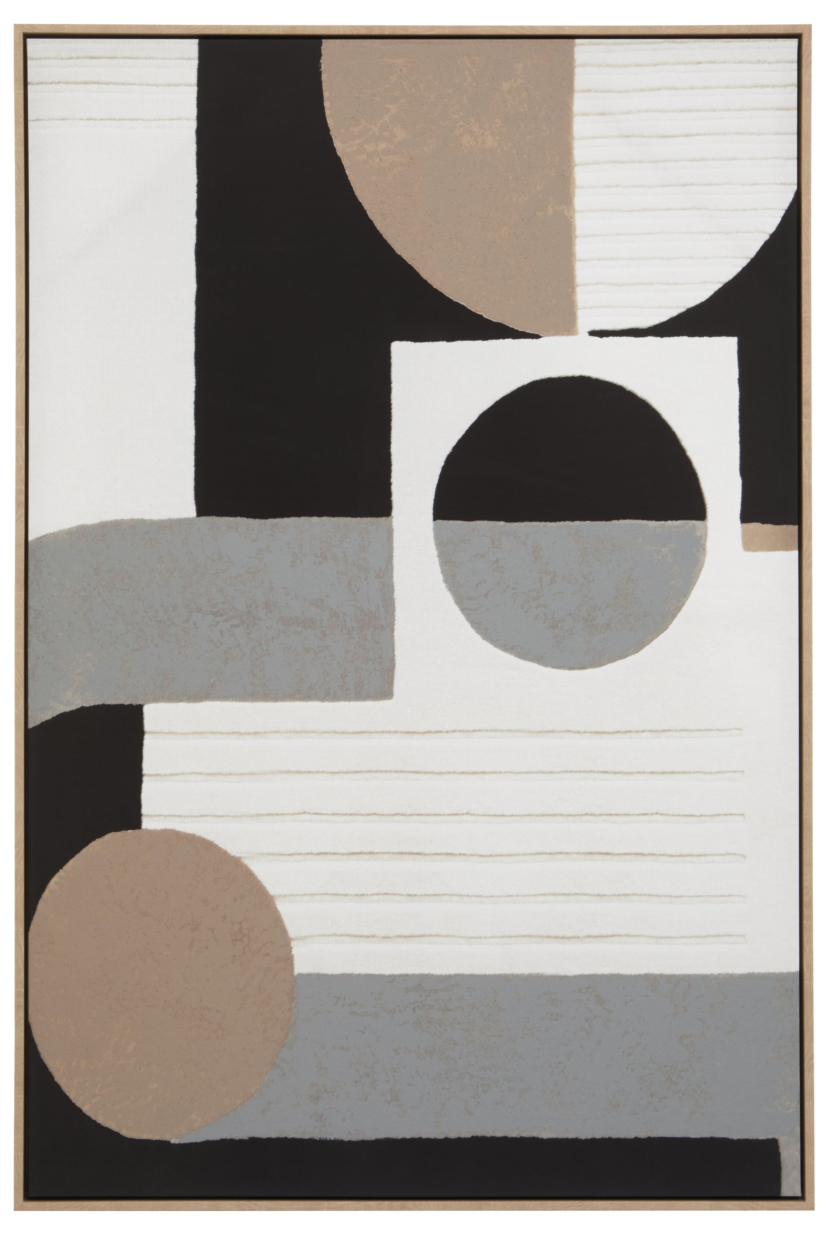 Noah Abstract Neutral Tones Canvas Wall Art