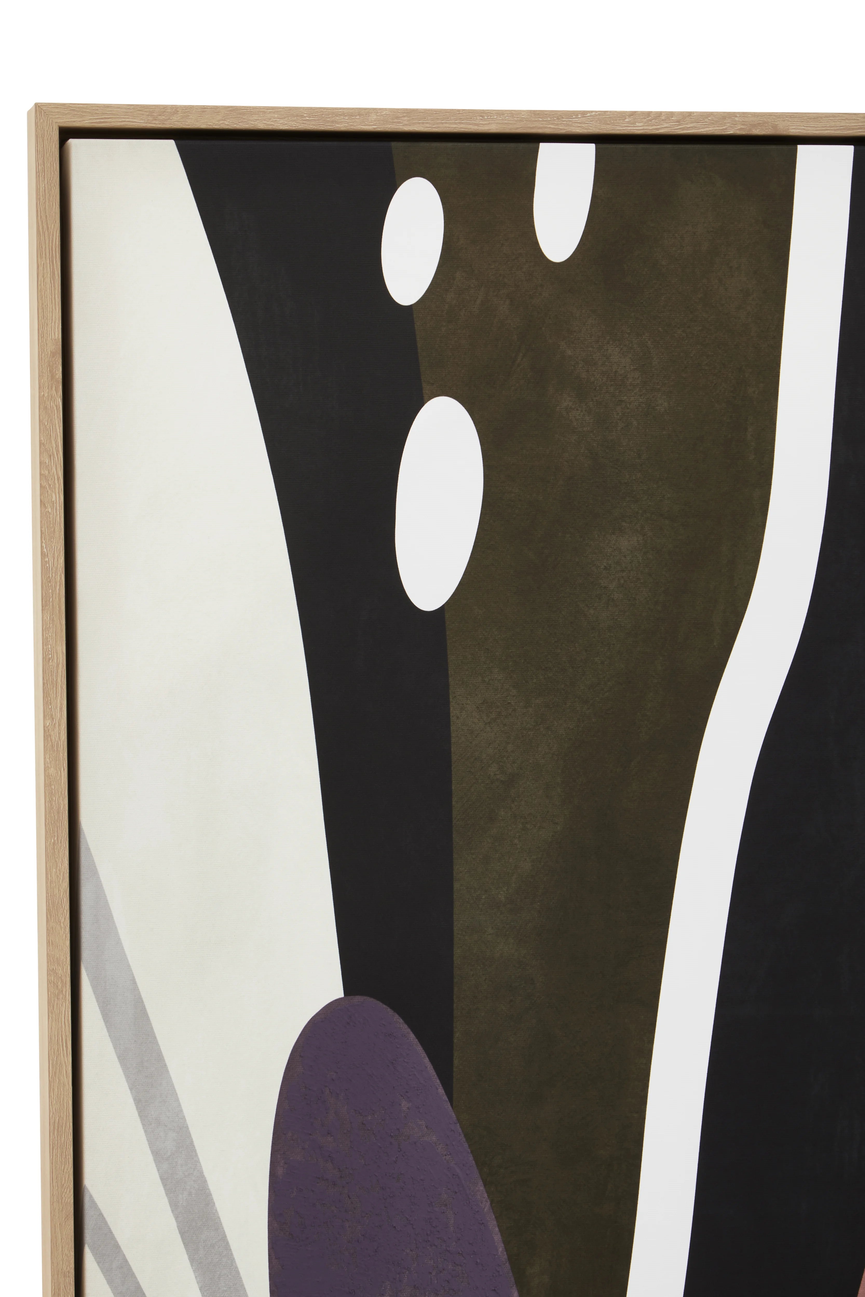 Noah Abstract Hand Painted Brushstrokes Framed Wall Art