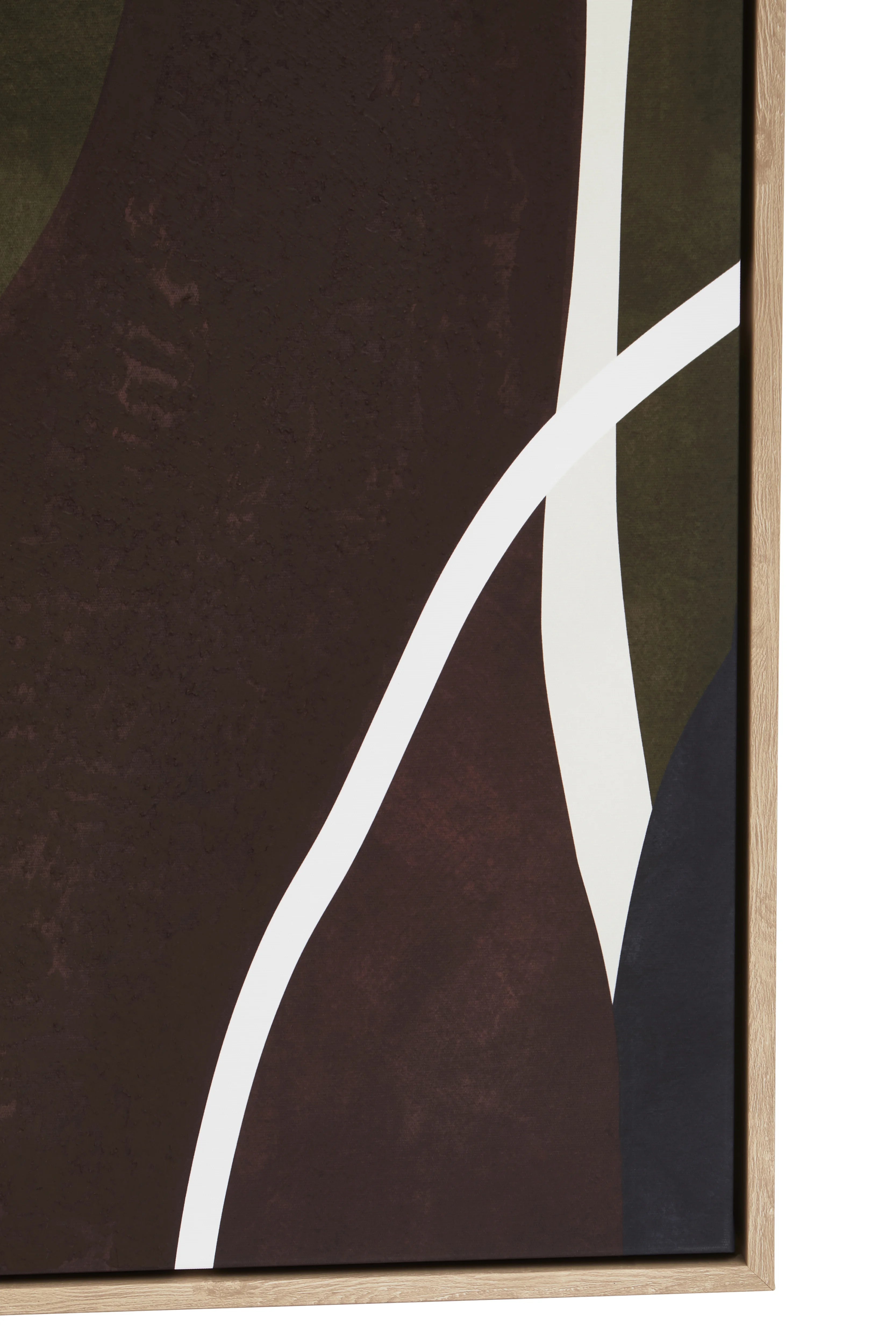 Noah Abstract Hand Painted Brushstrokes Framed Wall Art