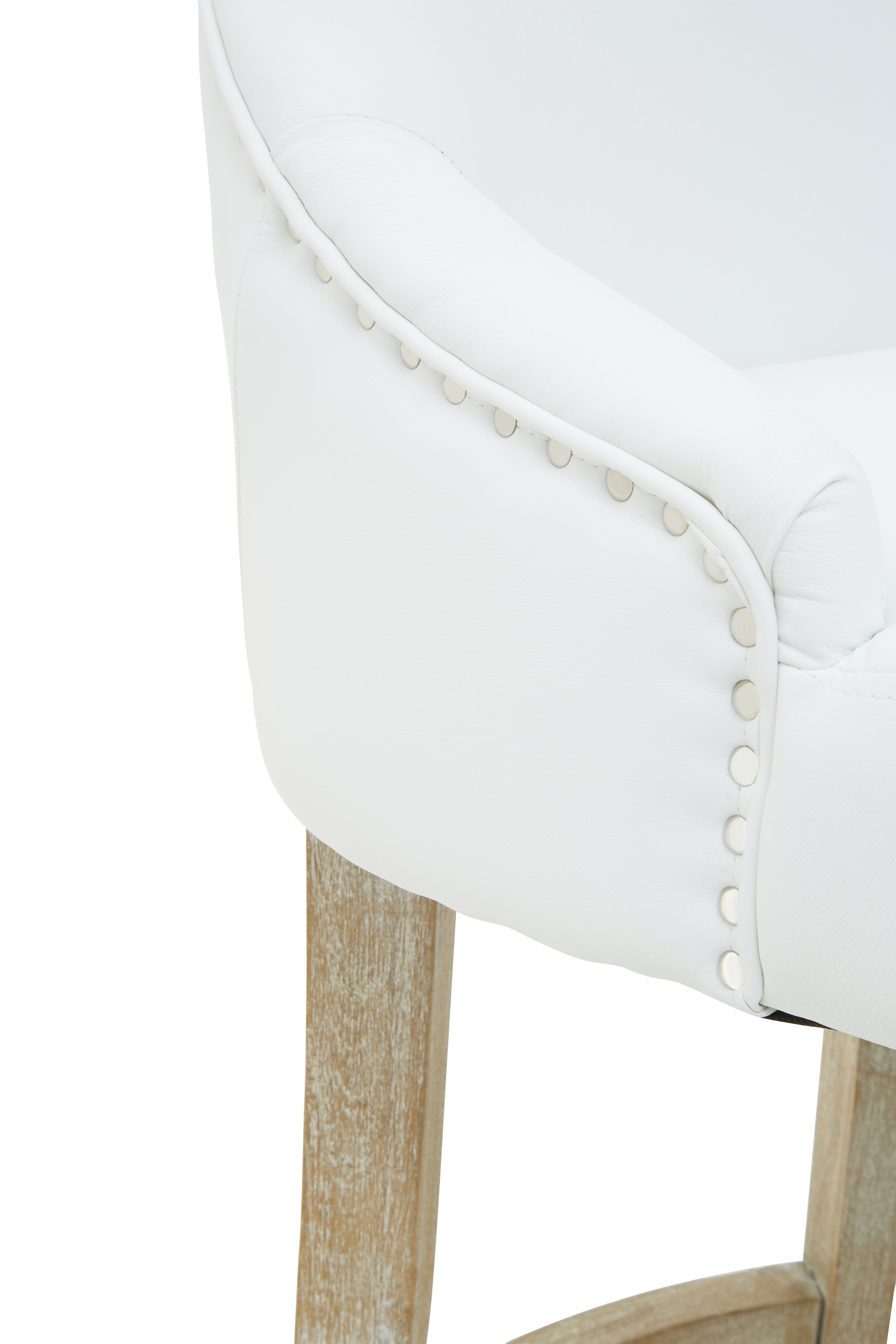 Candace Townhouse Ivory Bar Stool