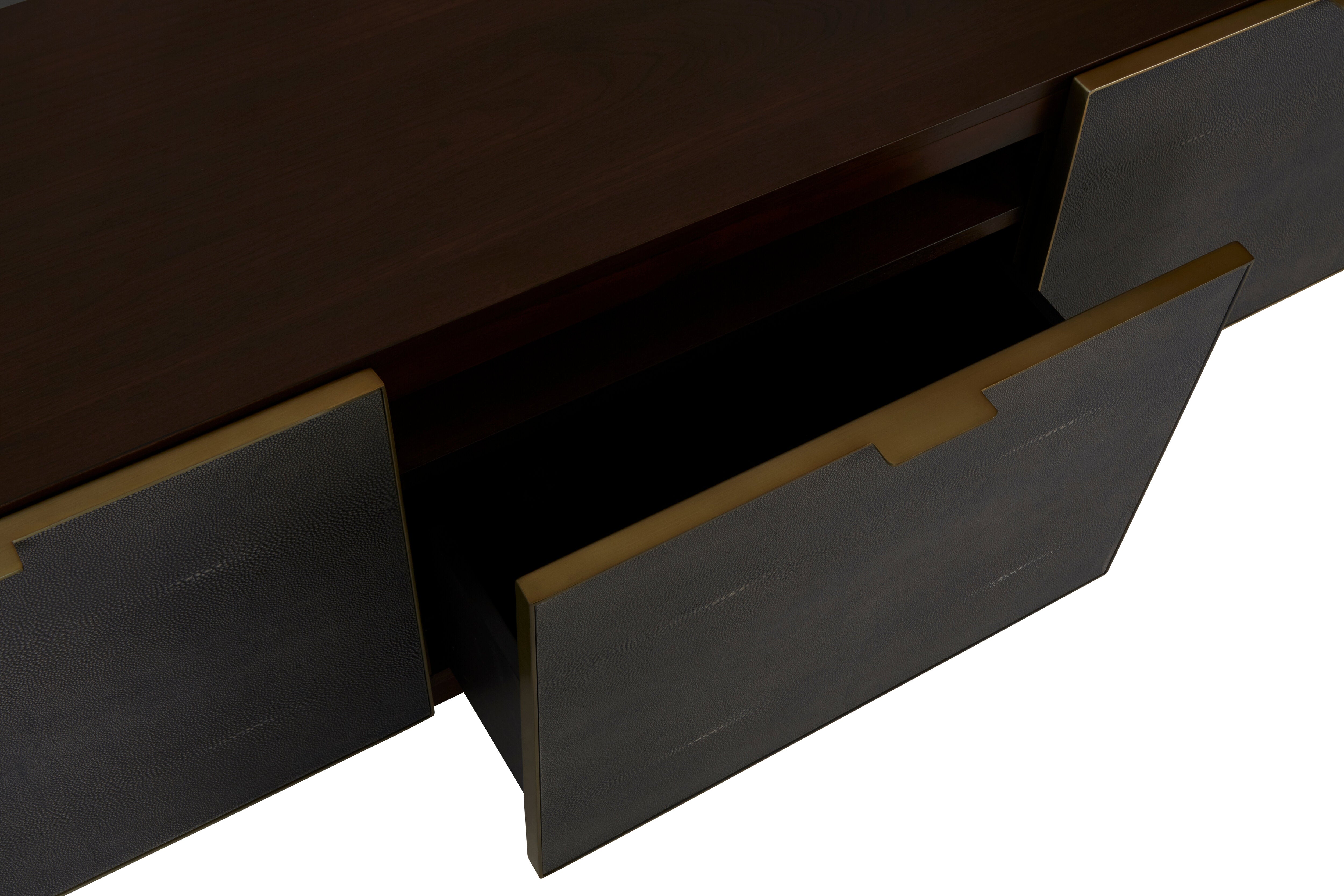 Lorna Grey Shagreen TV Unit