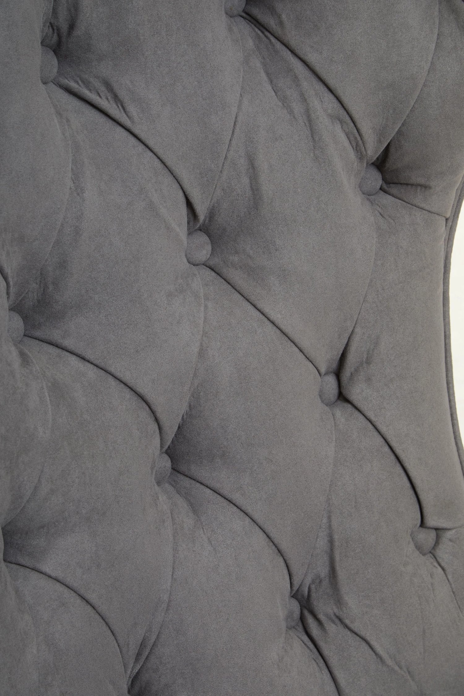 Windsor Dark Grey Velvet Wingback Chair