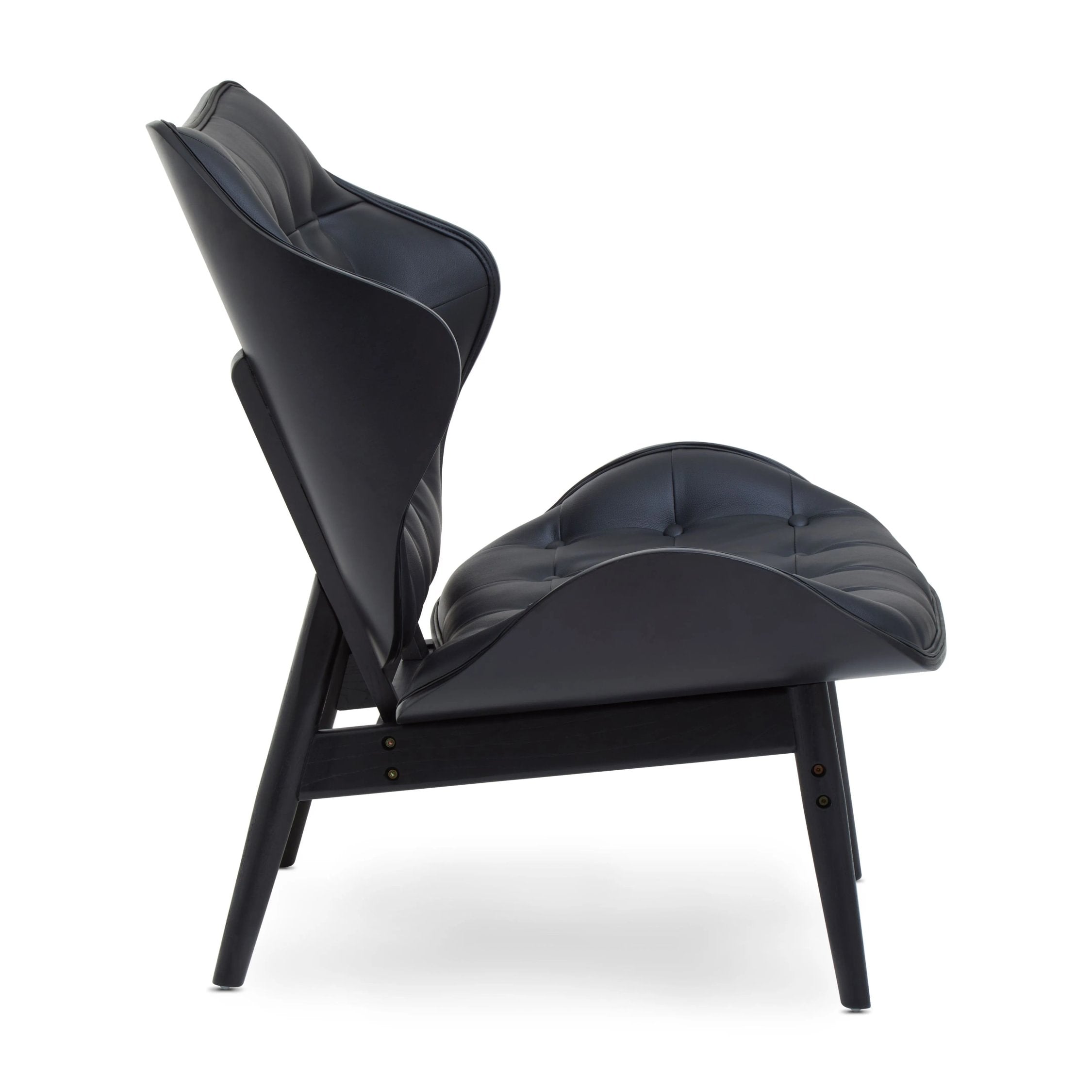 Windsor Black Leather Effect Chair