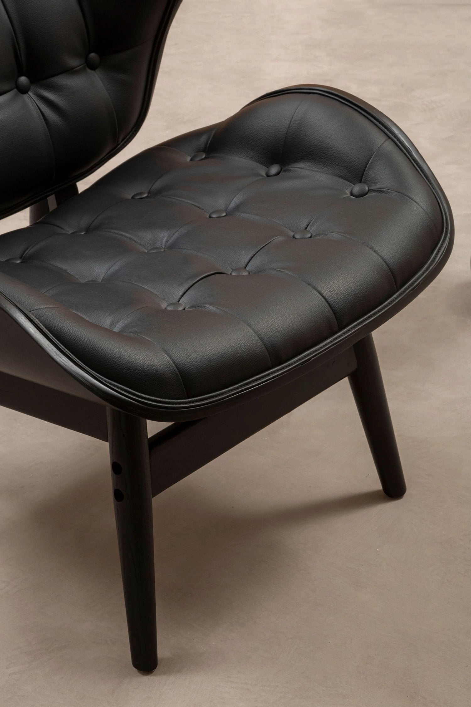Windsor Black Leather Effect Chair