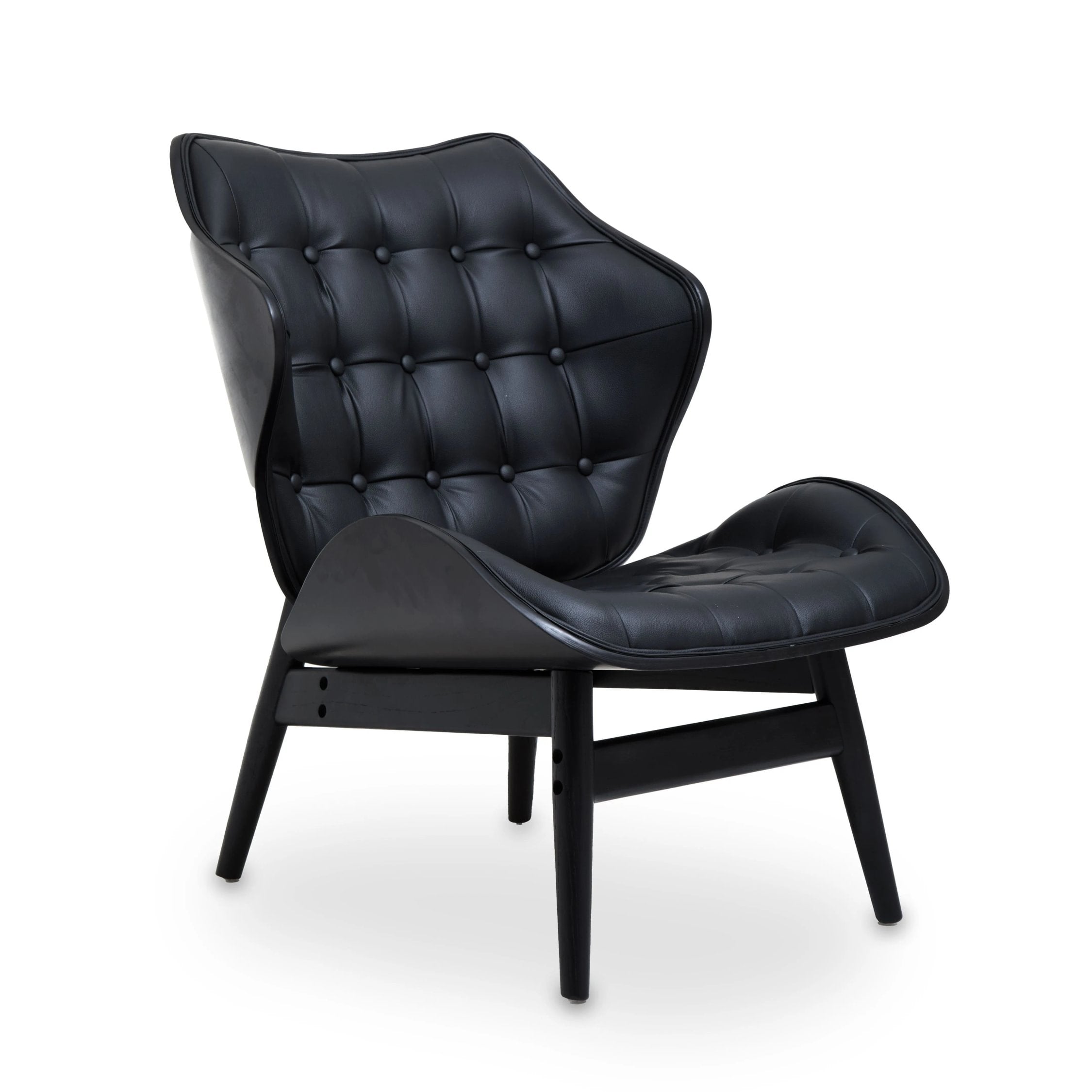 Windsor Black Leather Effect Chair