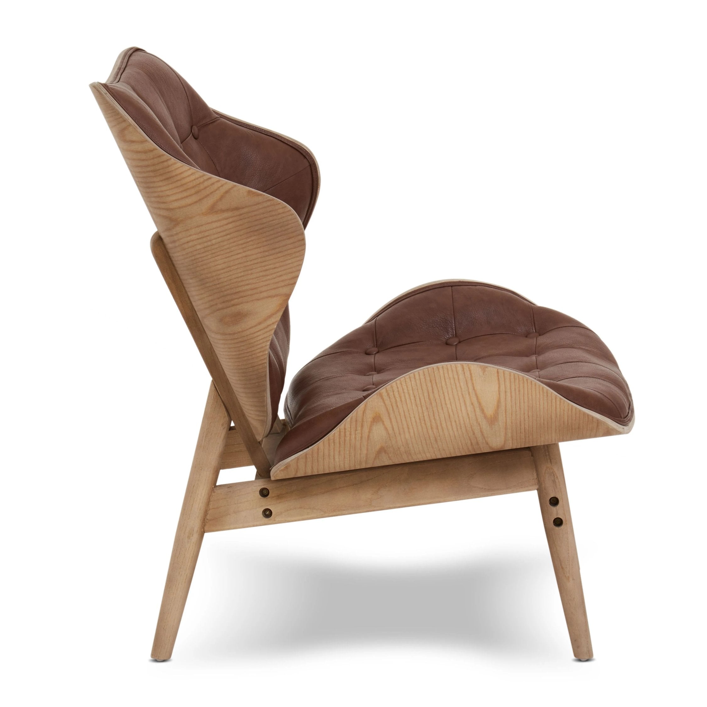 Windsor Brown Leather Effect Chair