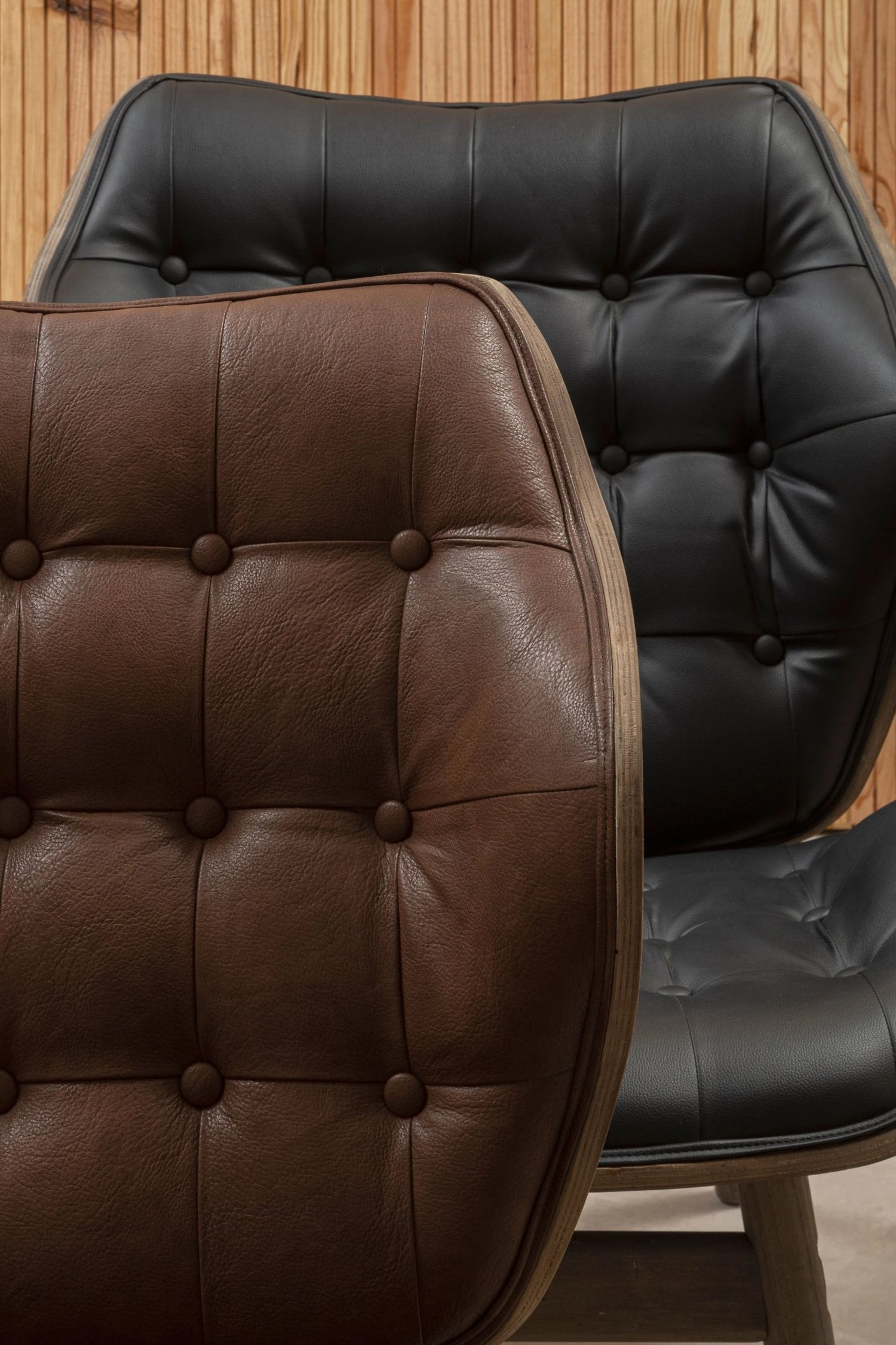 Windsor Brown Leather Effect Chair