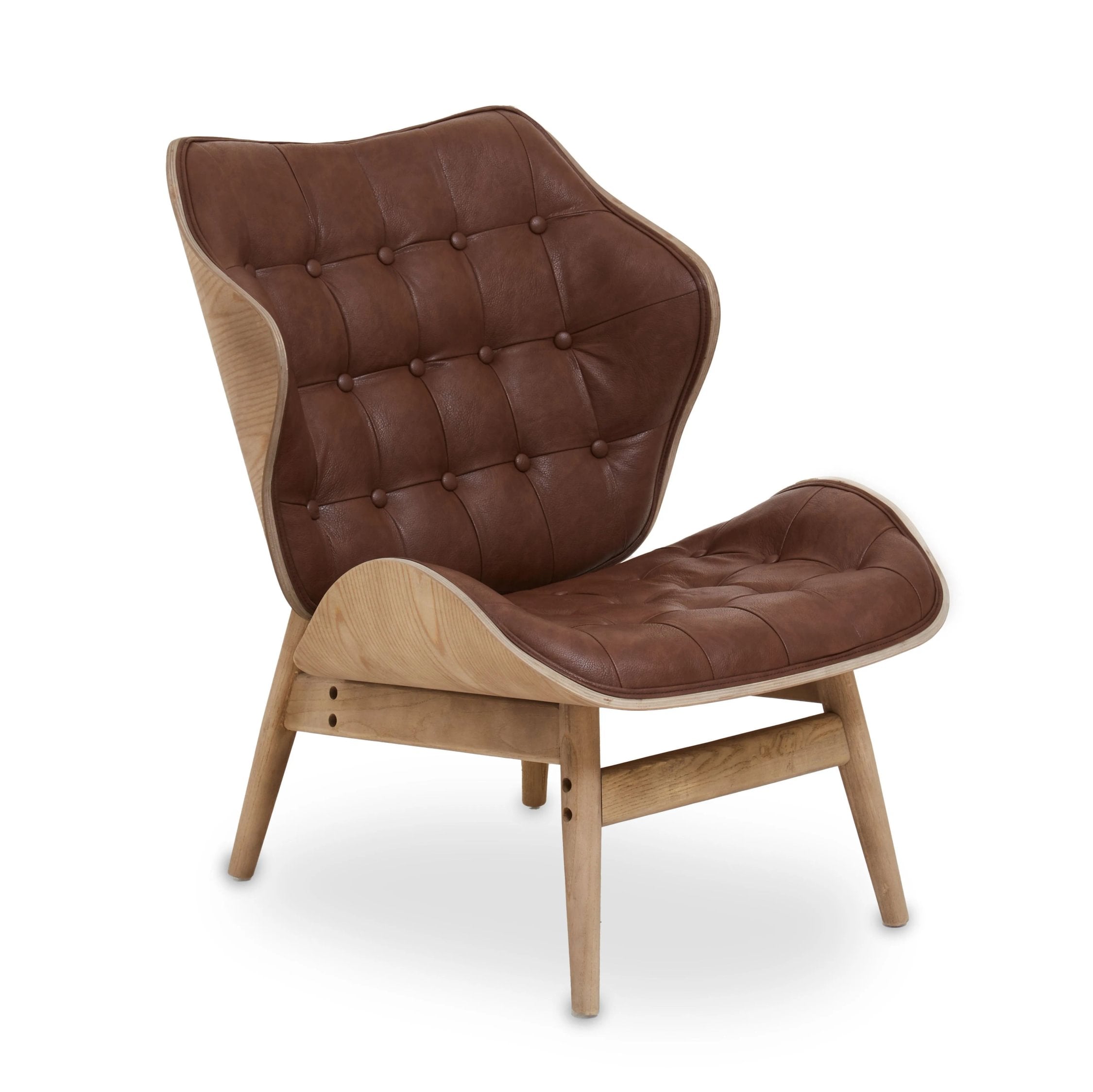 Windsor Brown Leather Effect Chair