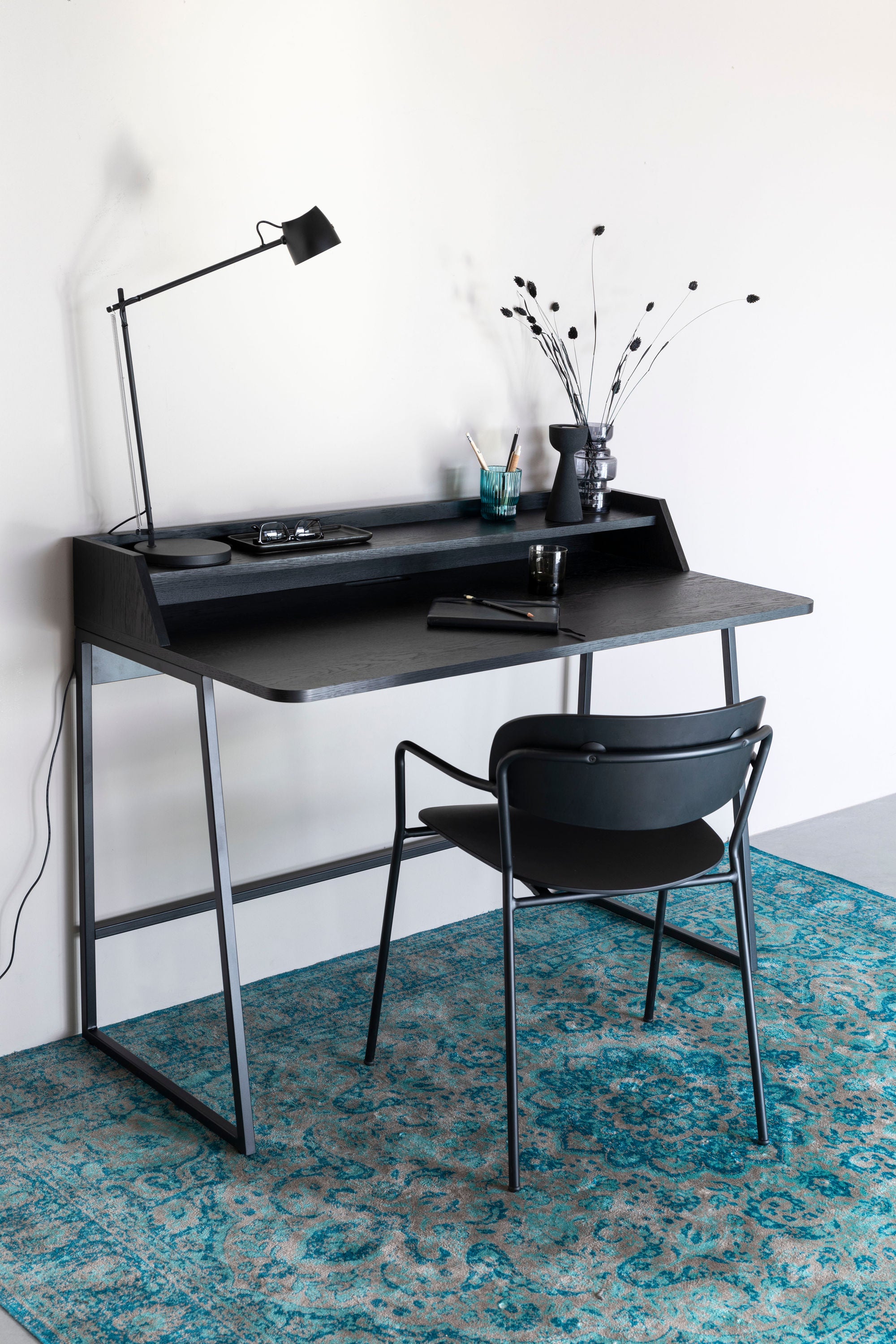 Giorgio Black Wood Desk