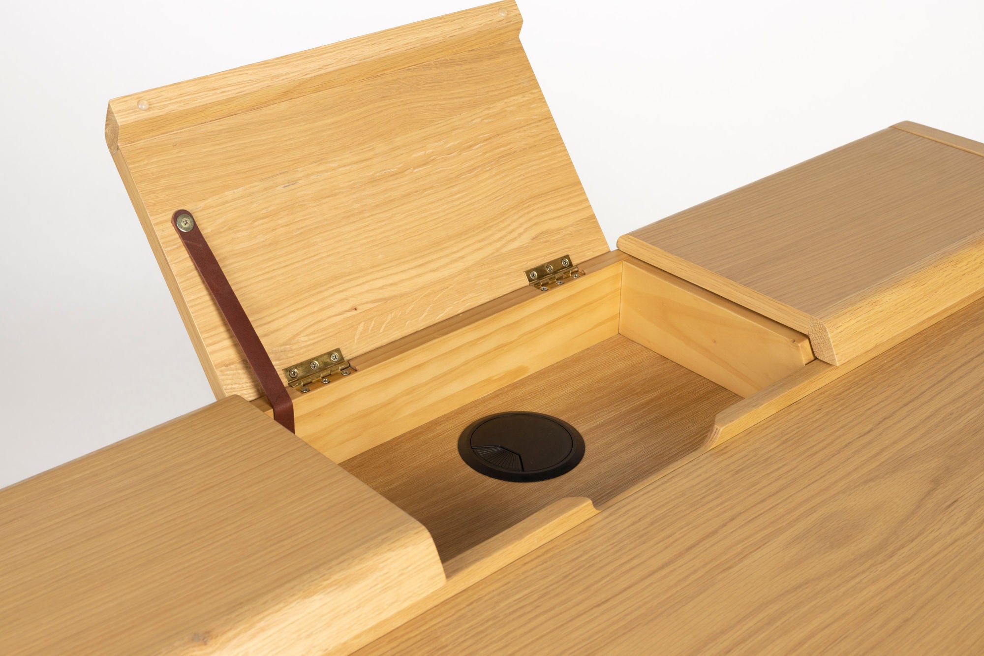 Zuiver Kaat Natural Oak Wood Desk Table