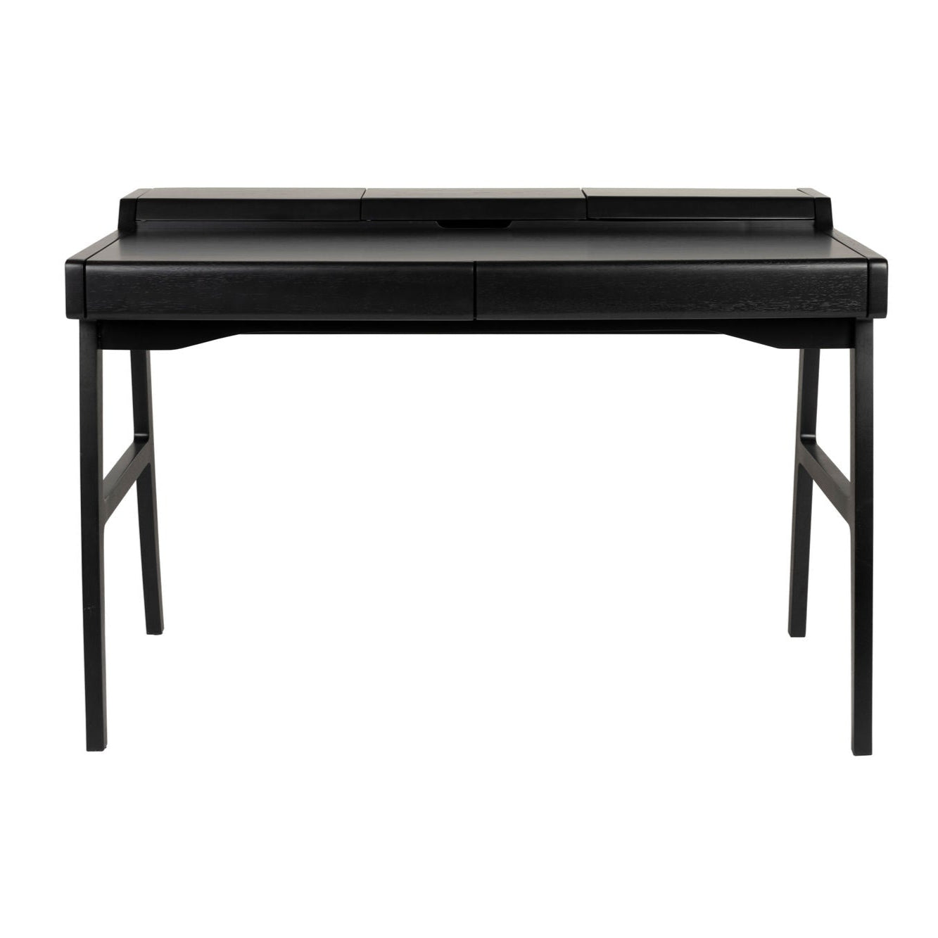 Zuiver Kaat Black Oak Wood Desk Table