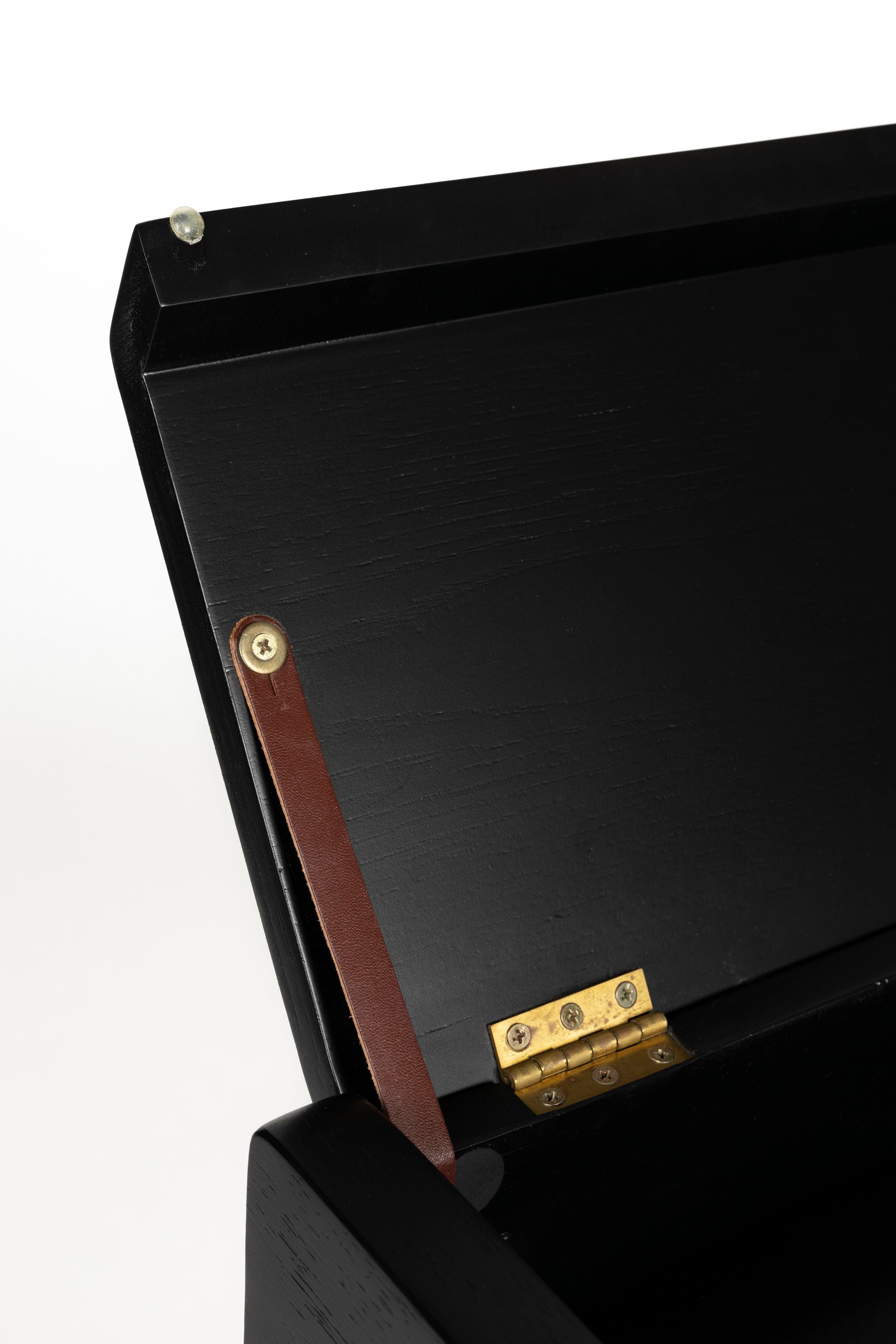 Zuiver Kaat Black Oak Wood Desk Table